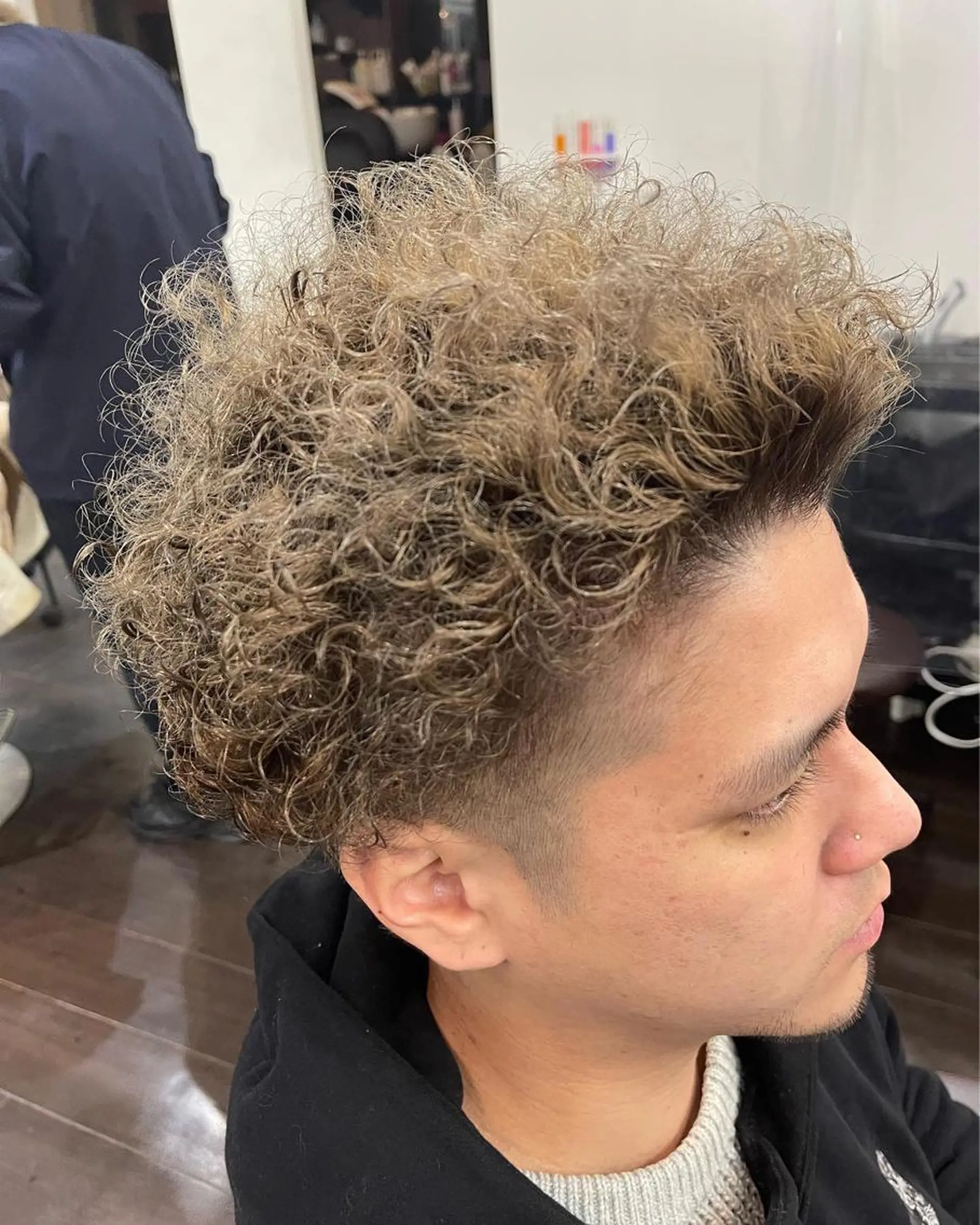 ショート パーマ カット パーマ 竹下 了史のヘアスタイル
