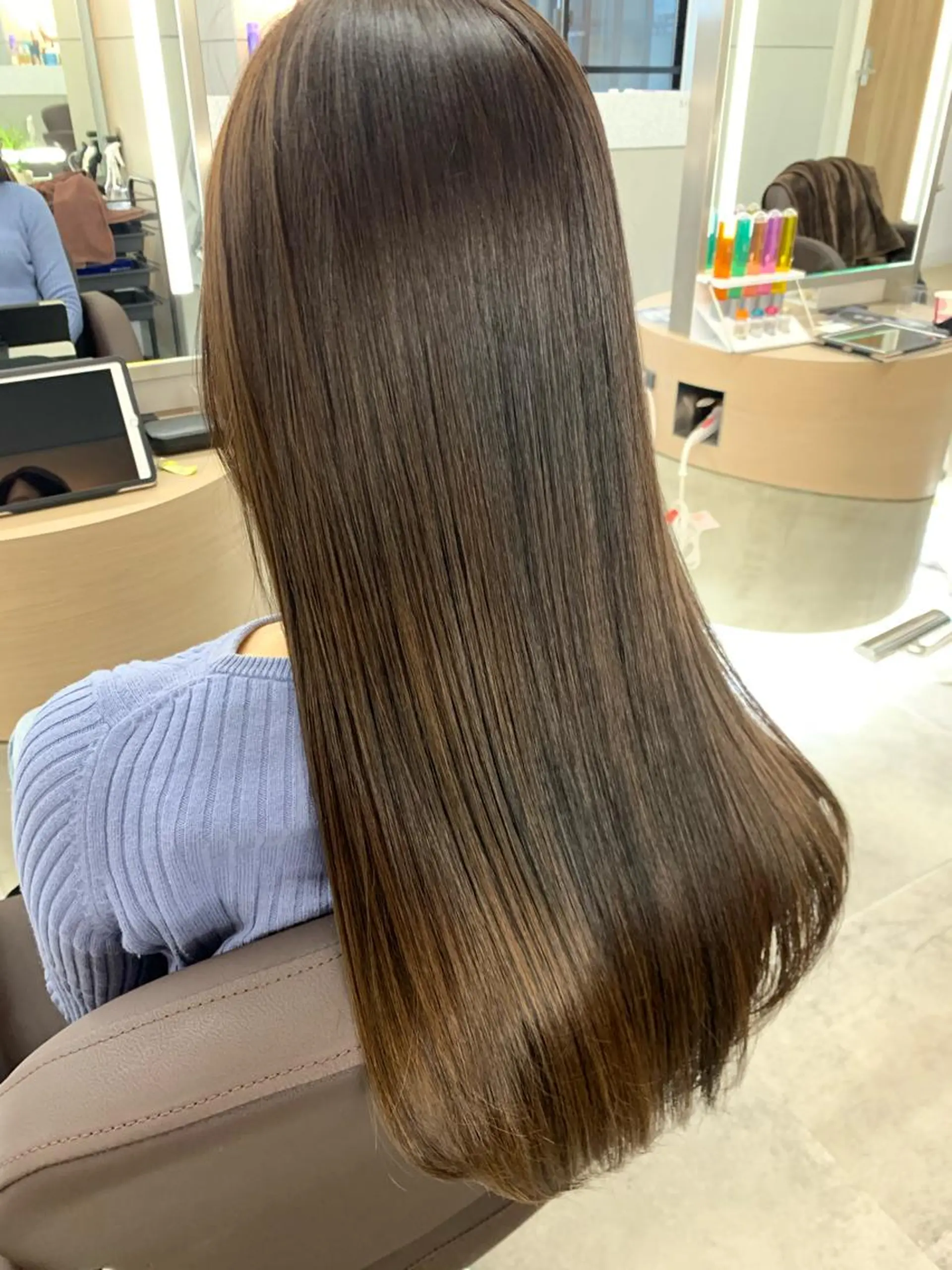 ロング カラー Silk-lei【銀座店】所属・銀座/美髪縮毛矯正 /髪質改善/山本翔華のヘアスタイル