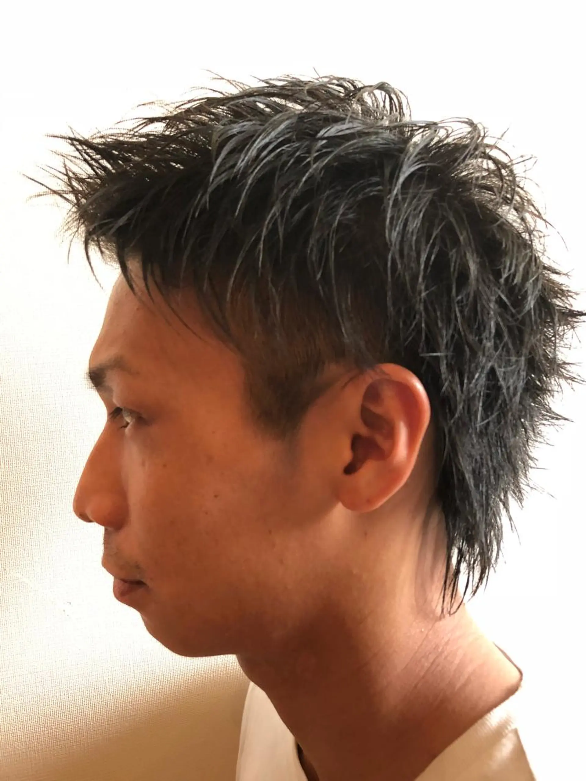 カラー メンズ ツーブロック ブルーカラー ブルージュ WiLL  阪急茨木店所属・メンズパーマ/一圓 慎吾/WiLLのヘアスタイル