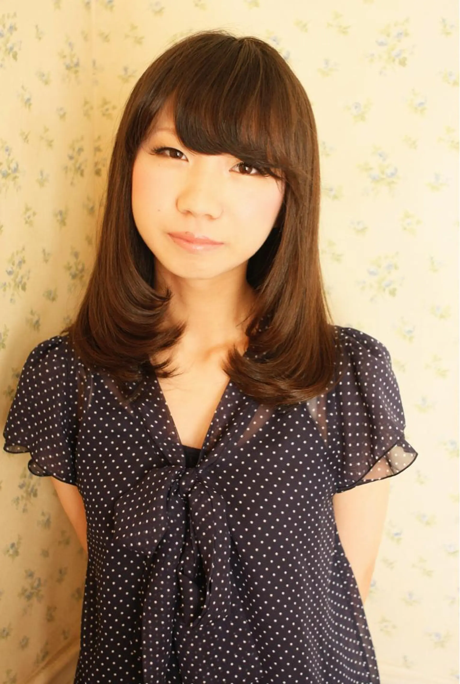 セミロング カラー カット ヘアカラー marie-anne 浜松元目店のヘアスタイル