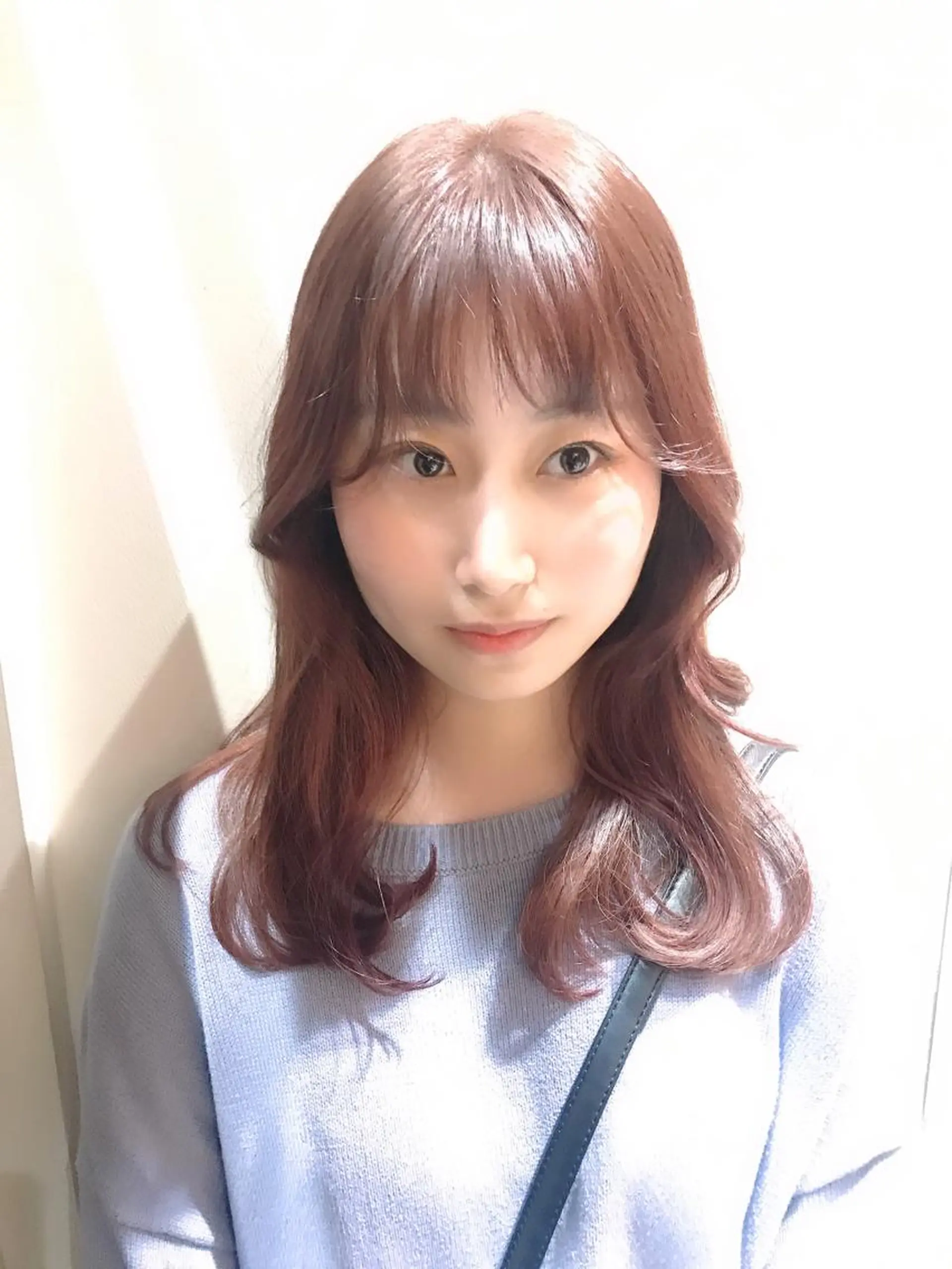 セミロング カラー ブラウンカラー ピンクカラー ピンクブラウン Rondo岐阜公式/ 岐阜No.1髪質改善のヘアスタイル