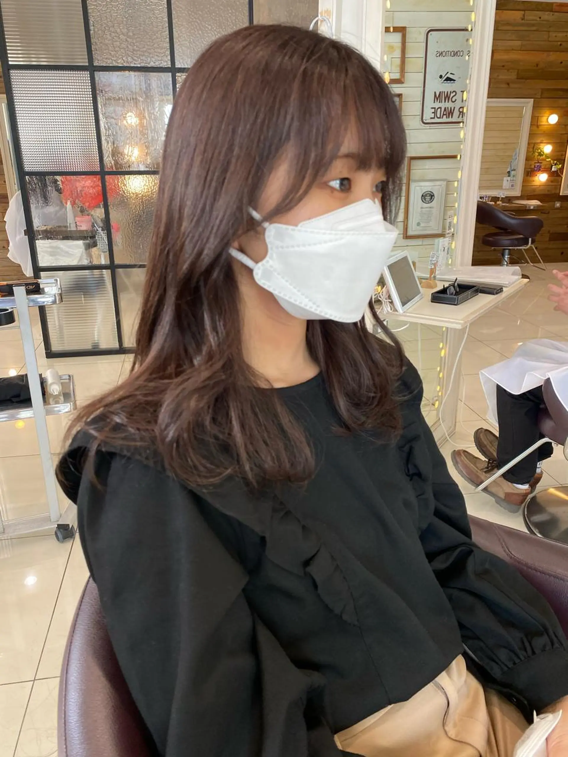 ミディアム カラー riho/ブリーチ/ デザインカラー/辻堂のヘアスタイル