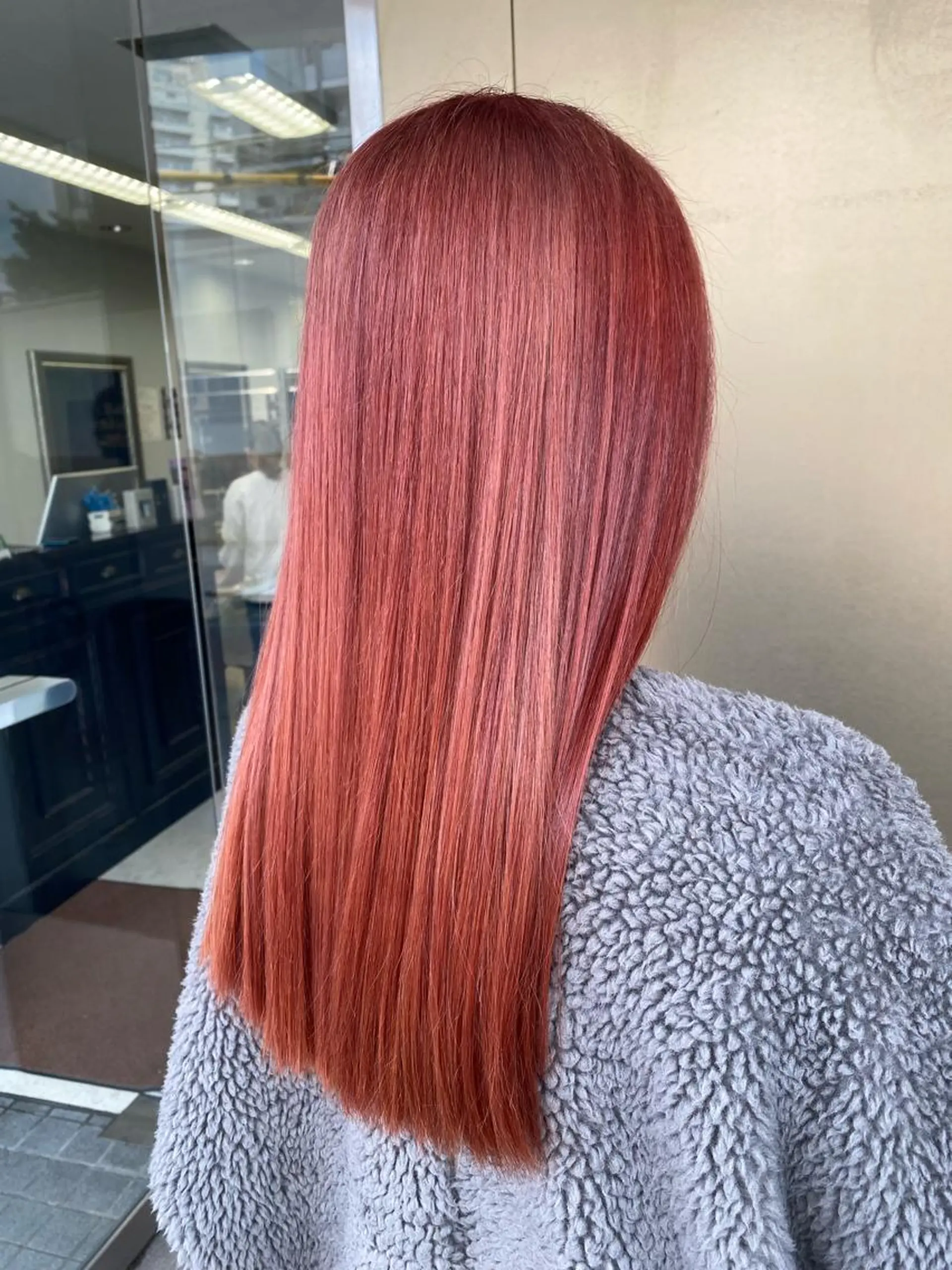 ロング カラー ブリーチ ピンクカラー トリートメント ヘアカラー Crescere所属・小島 凜のヘアスタイル