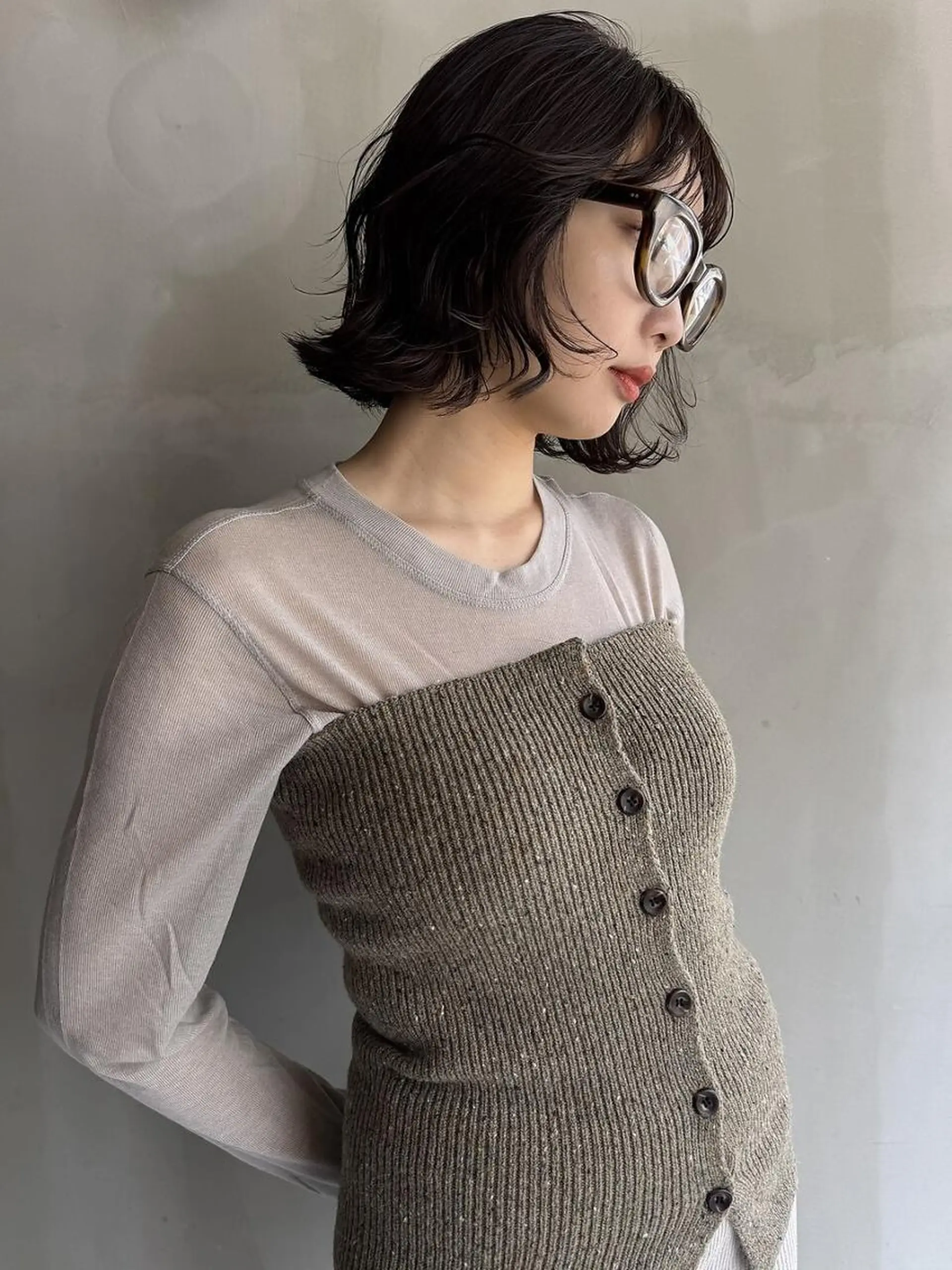 ロング レイヤー/暖色カラー /似合わせ/Moeのヘアスタイル