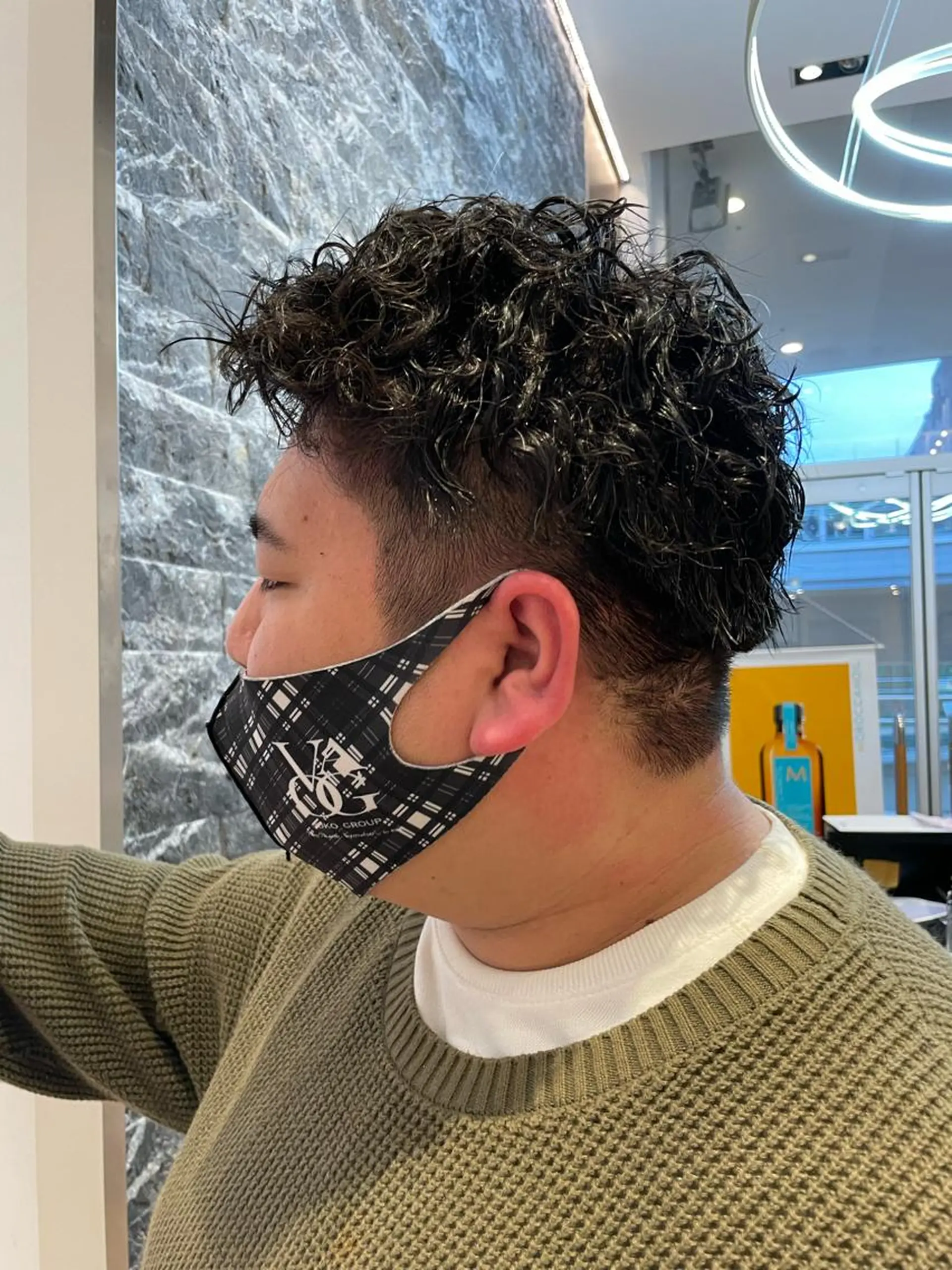 ショート パーマ ヘッドスパ k-twoたき✨艶感 カラー／美髪矯正のヘアスタイル