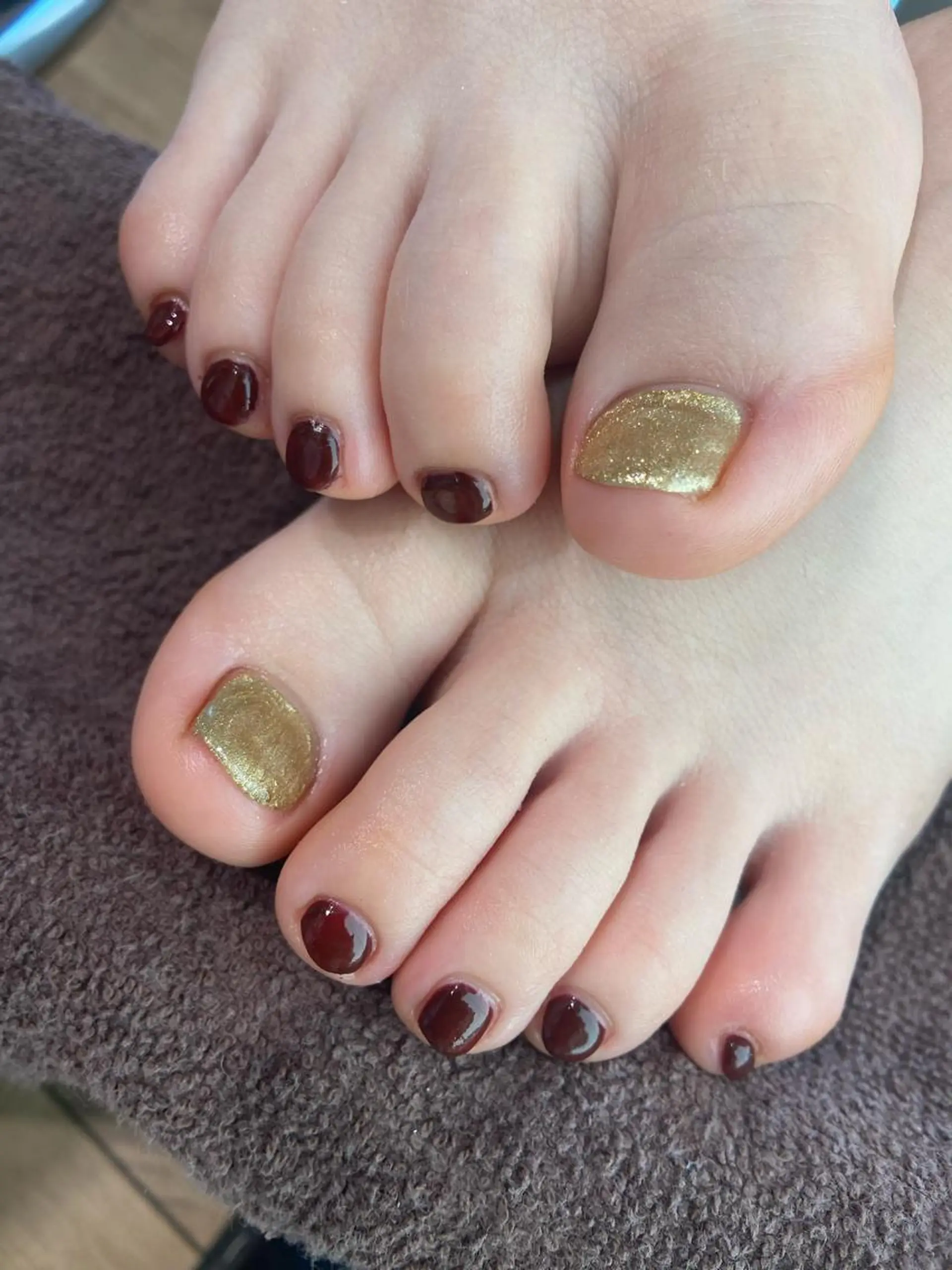 ネイル フットネイル 🧸プルエクステ❤︎ ネイルKAO🧸のヘアスタイル