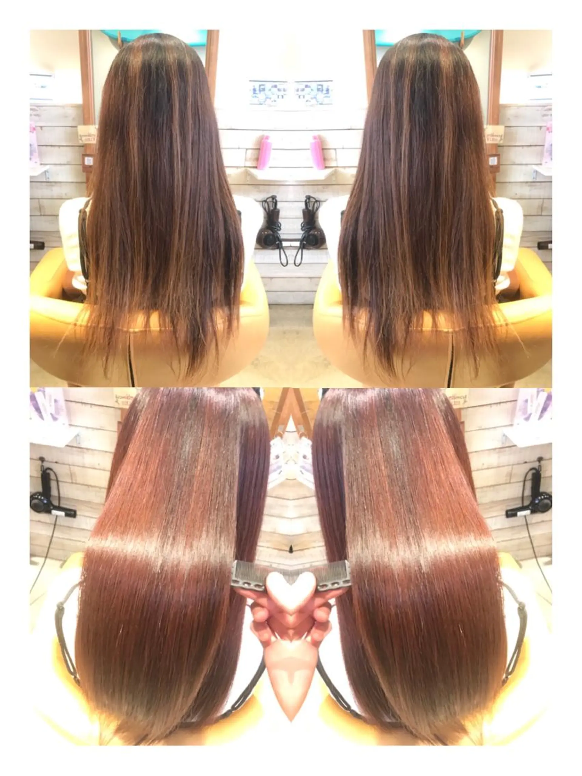 ロング ハイライト 髪質改善 カット トリートメント Emerge武蔵小杉所属・/本物の髪質改善/ 古川新のヘアスタイル