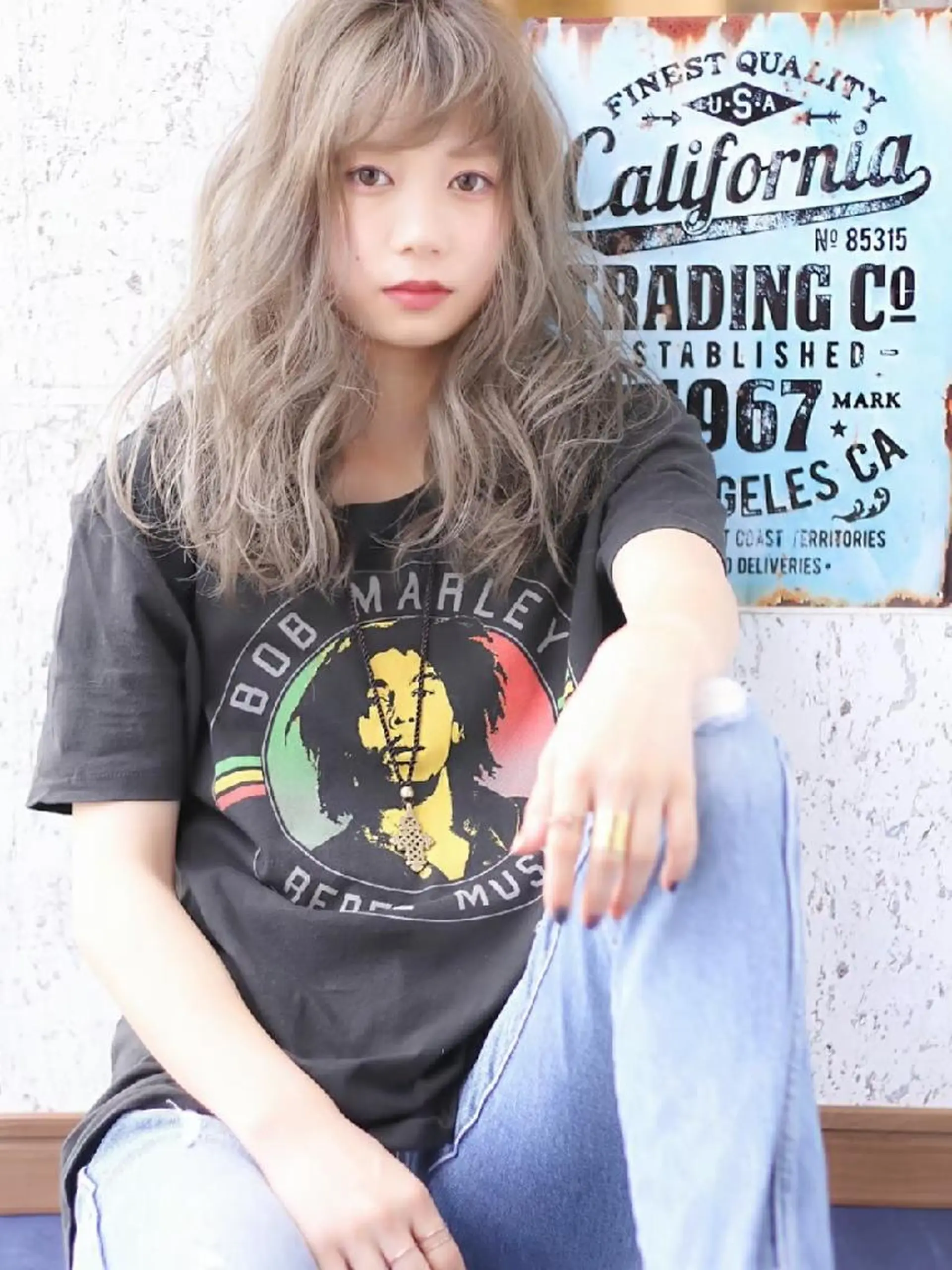 カラー ロング メンズ縮毛矯正✂ 髪質改善✄﻿金井雄司のヘアスタイル