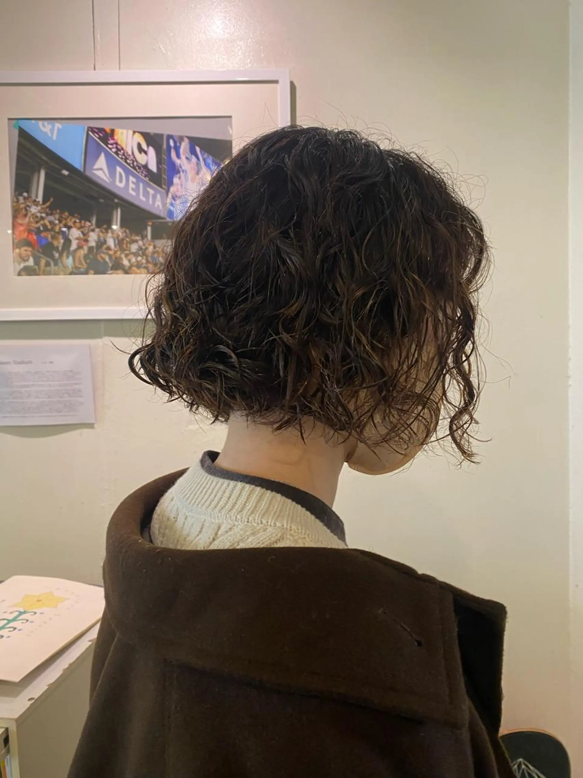 ショート パーマ les baladins du miroir所属・🍃YURI 🍃のヘアスタイル