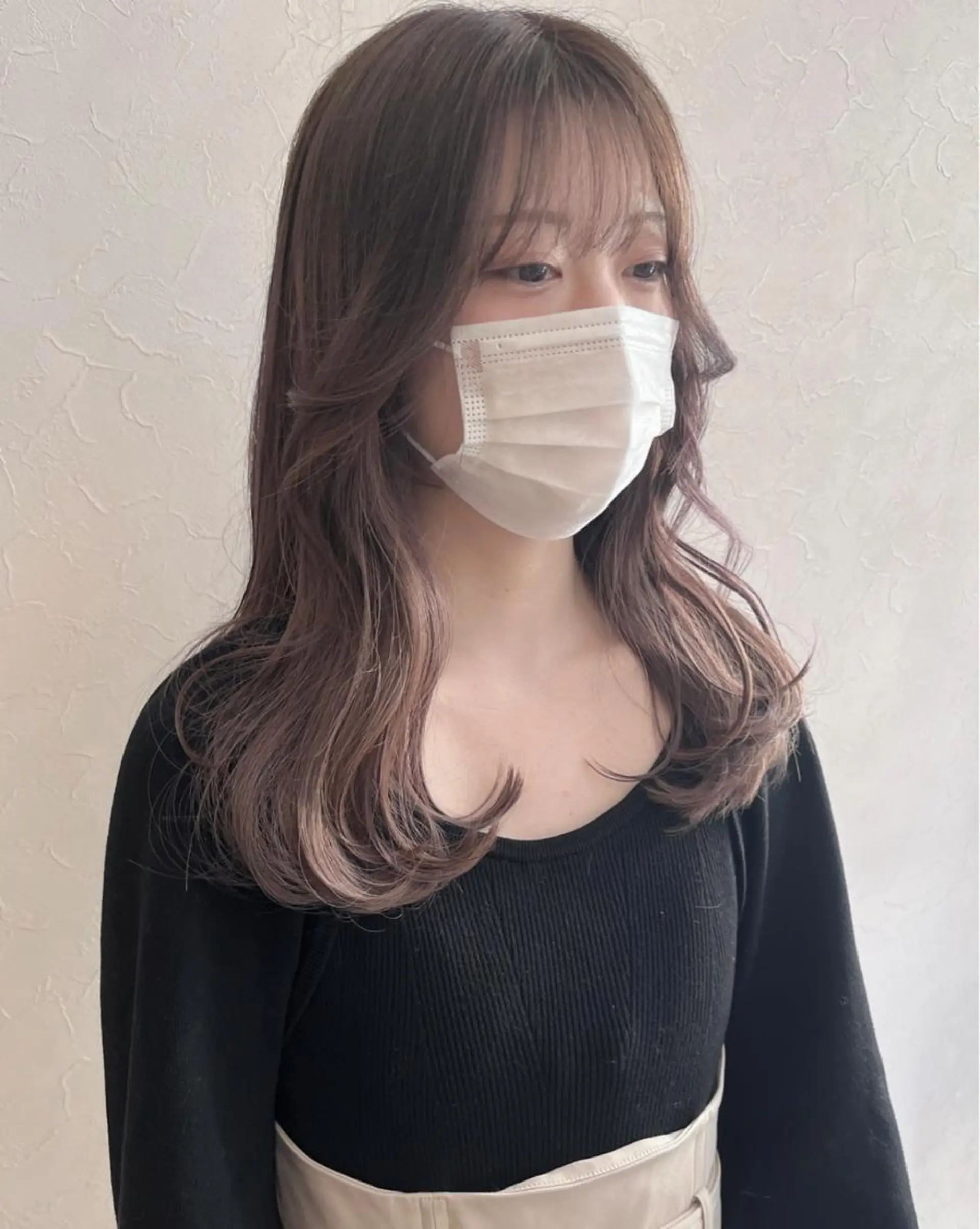 セミロング カラー nakahara madokaのヘアスタイル
