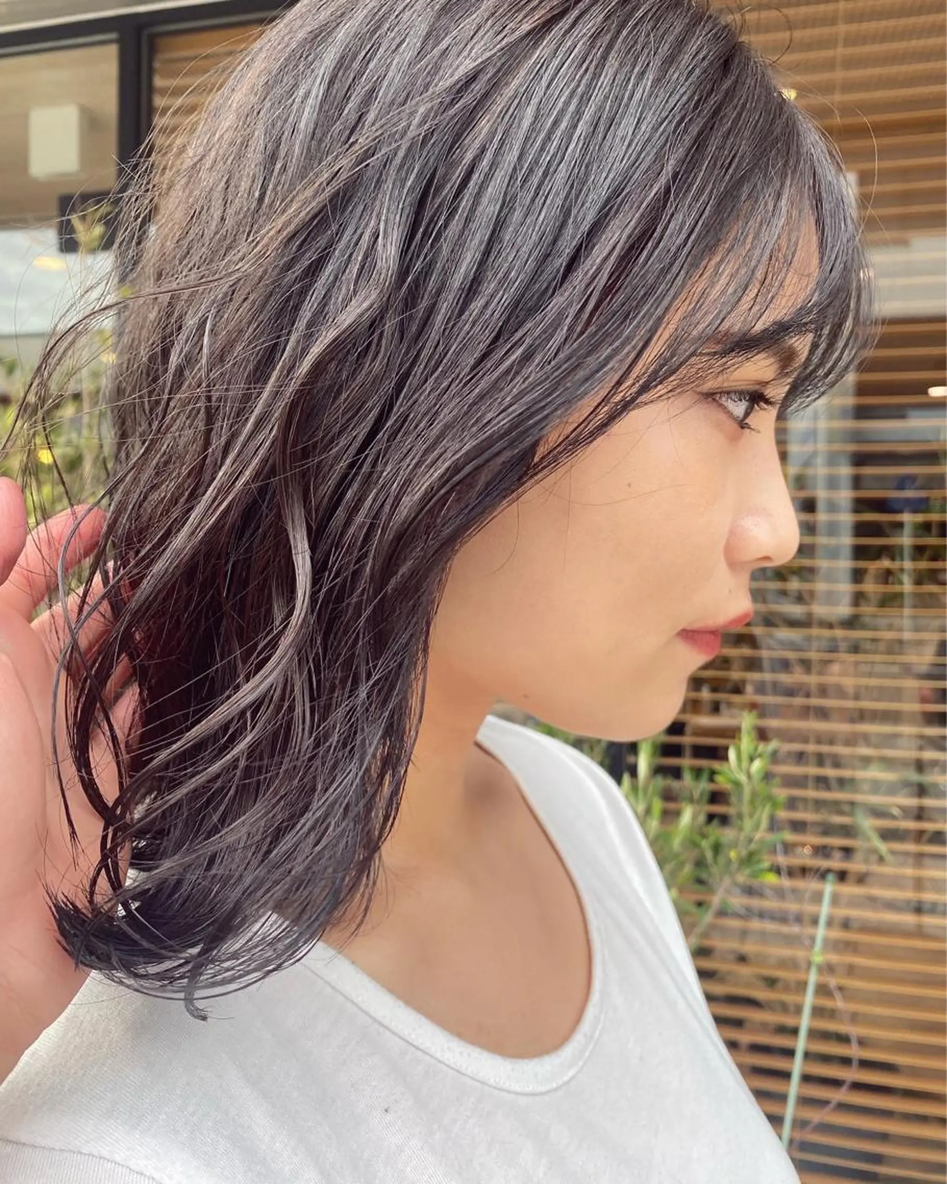 ミディアム カラー ヘアアレンジ ヘアカラー トリートメント ヘッドスパ パーマ指名No1 /namiのヘアスタイル