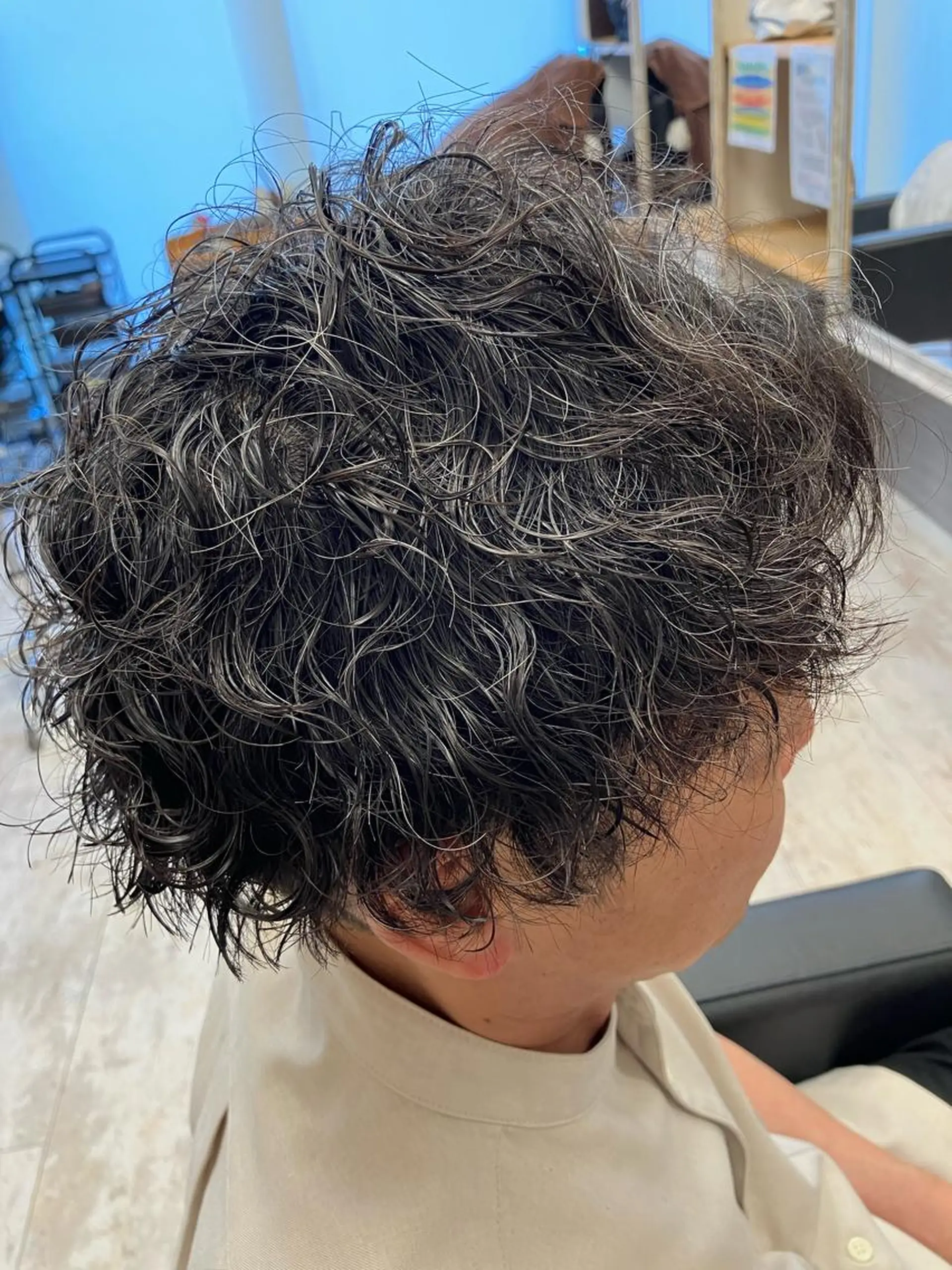 パーマ メンズ カット パーマ メンズ特化/パーマ/ フェードWATARUのヘアスタイル