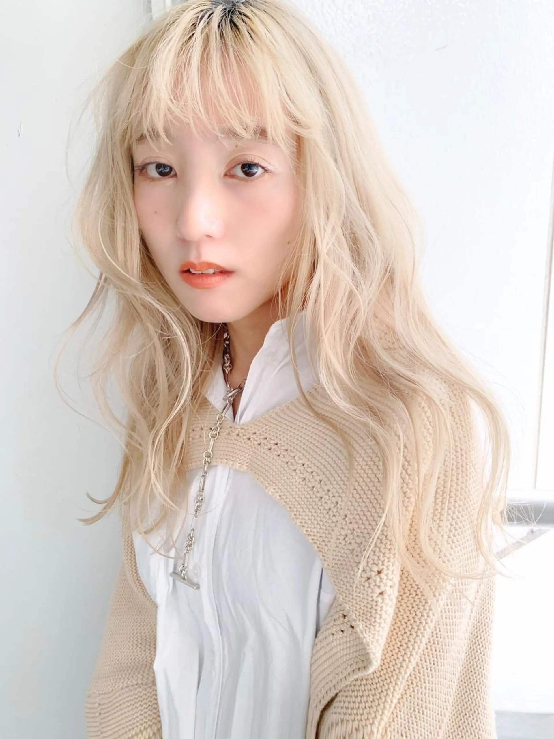 カラー ベージュカラー ブリーチ ミルクティーベージュ SEED&beauty byFLAT所属・ヘッドスパ (女性限定)🍋モエのヘアスタイル