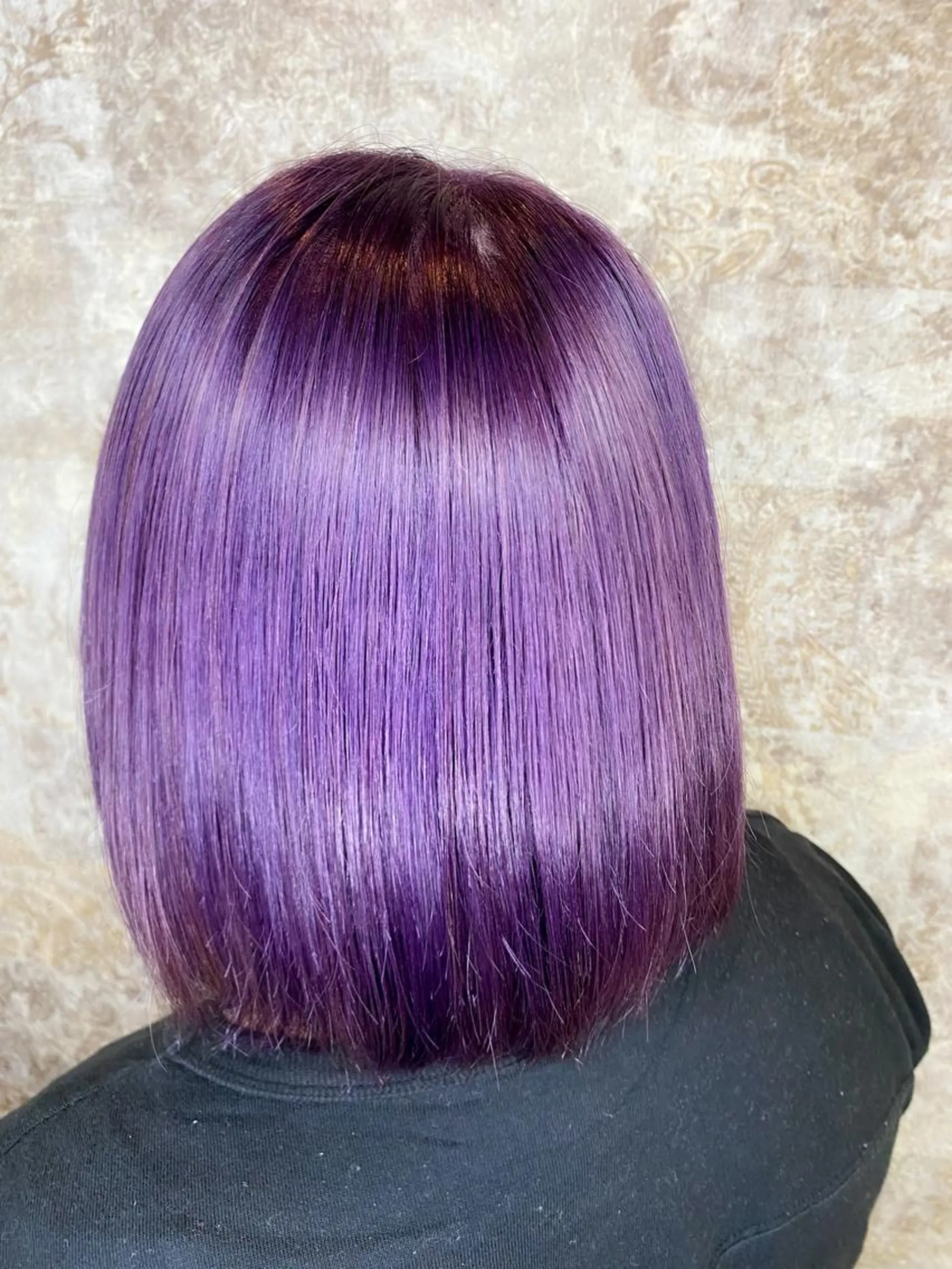 ミディアム カラー ブリーチ パープルカラー yellowcorn所属・内山 京耶のヘアスタイル