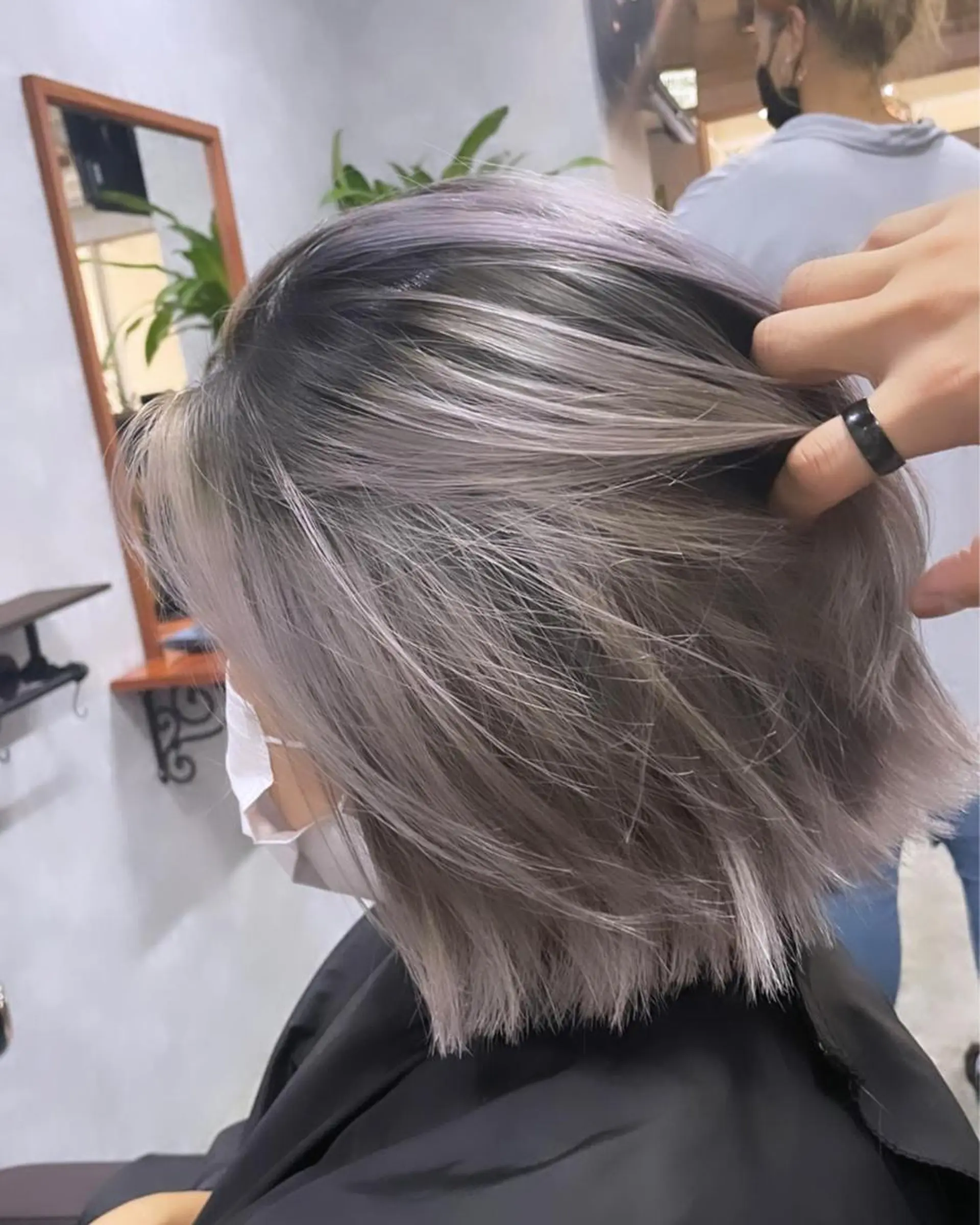 ミディアム ヘアカラー and K所属・and K 那覇小禄店のヘアスタイル