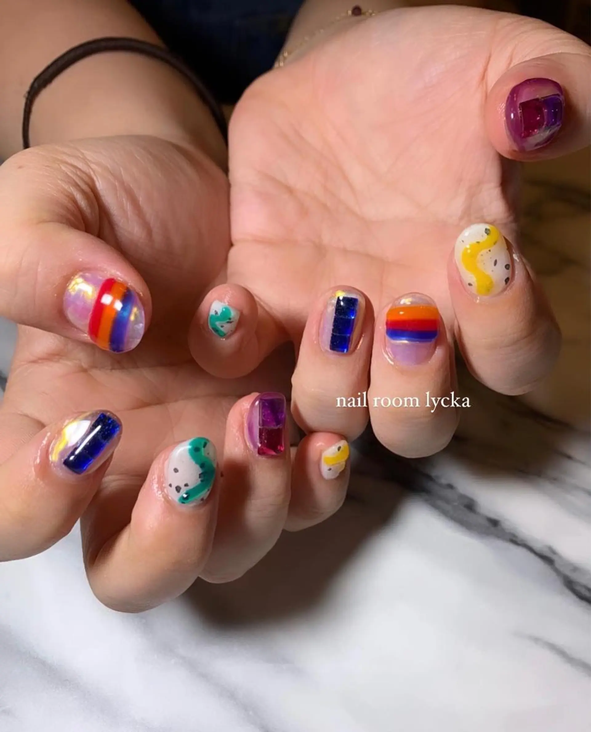 ネイル ﾈｲﾙﾙｰﾑﾘｯｶ 𝐦𝐚𝐲𝐮のネイルデザイン