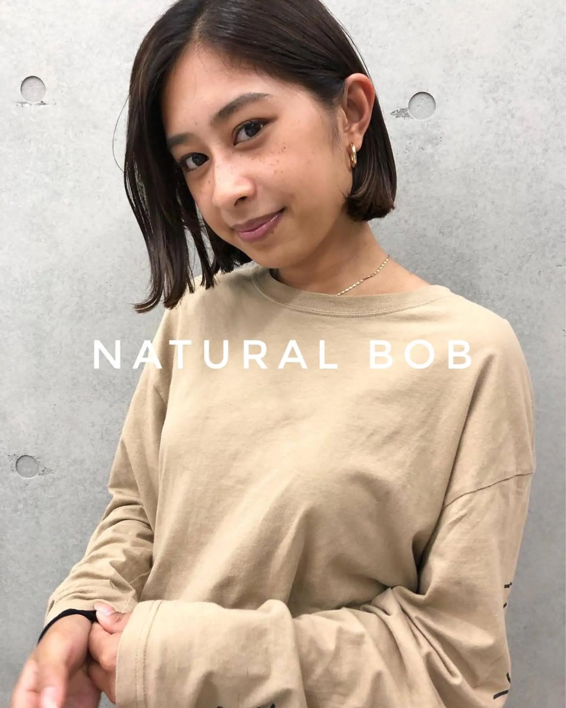 ミディアム カラー パーマ キッズ ボブ オトナヘア🌸 harukaのヘアスタイル