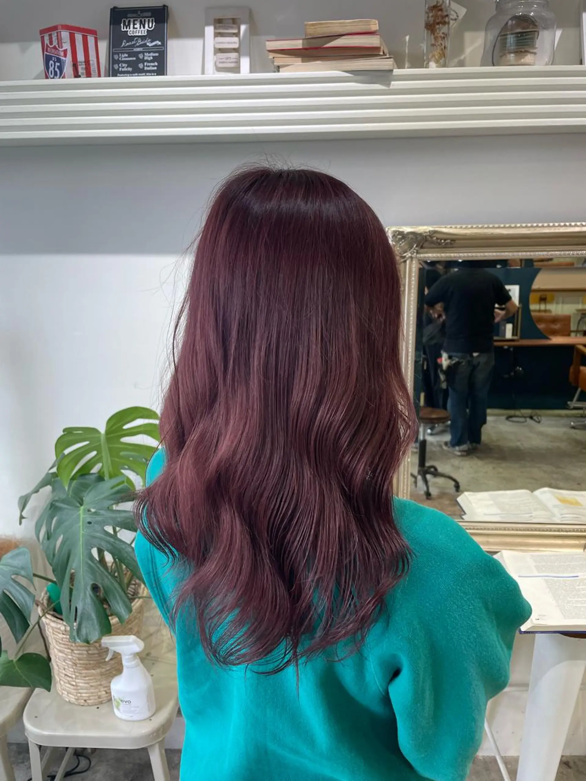 ミディアム カラー ヘアアレンジ ブラウンカラー ピンクカラー ピンクブラウン ヘアカラー トリートメント ヘアセット 🎍カトウ ケイゴ🎍のヘアスタイル