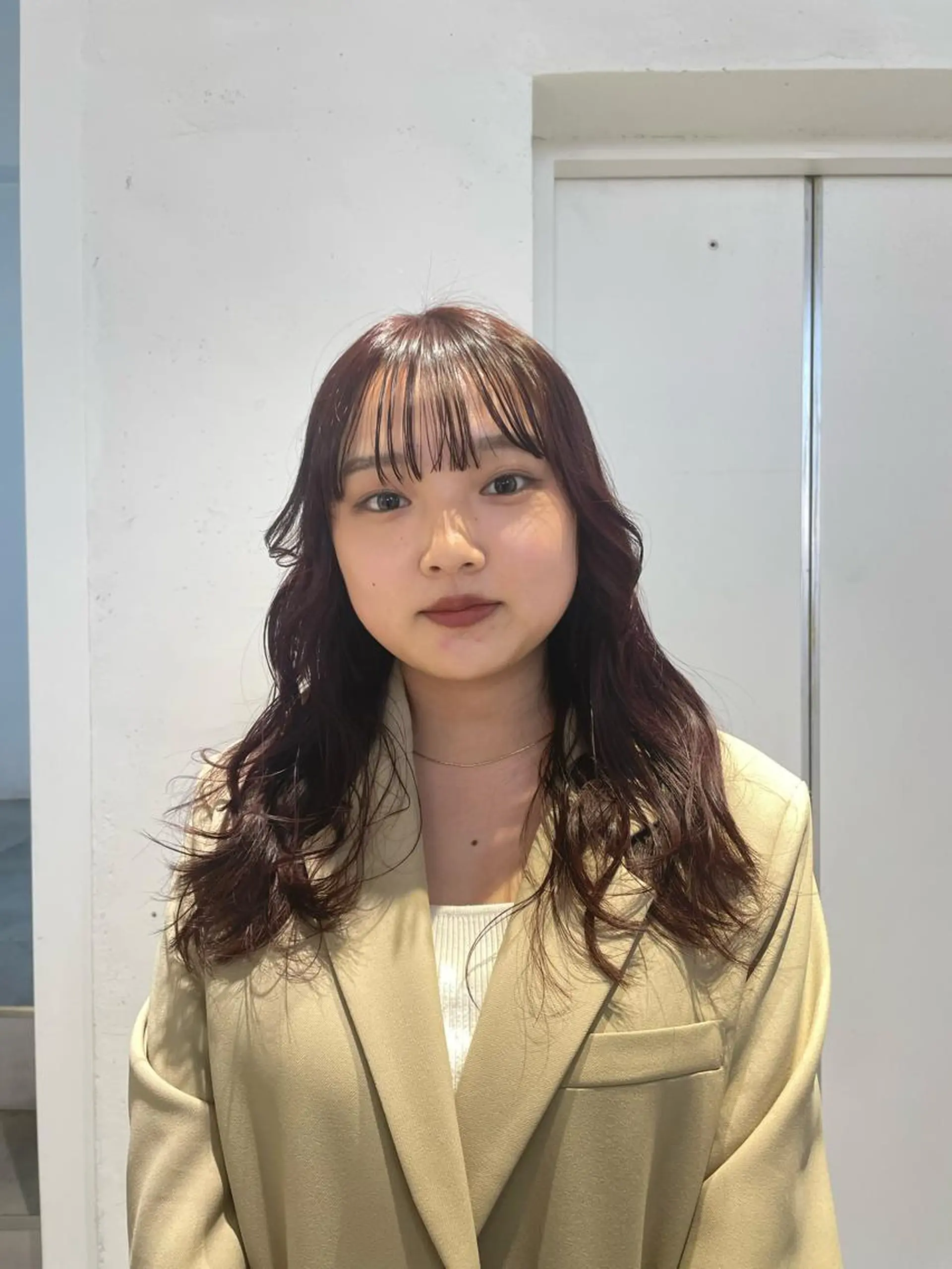 ロング カラー ブラウンカラー レッドカラー レッドブラウン ヘアカラー 🌟暖色系ハイトーン 🌟AIのヘアスタイル