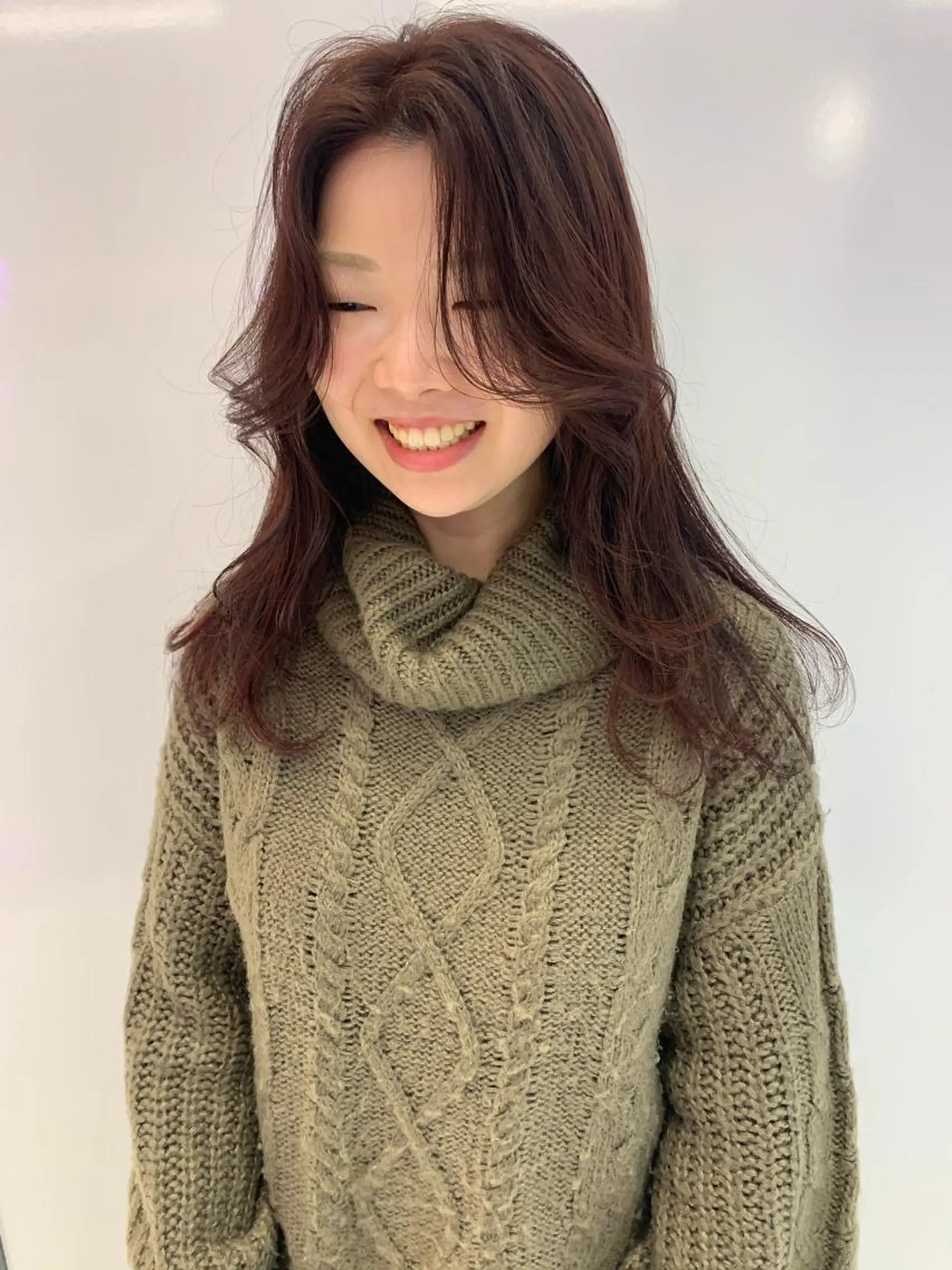 ロング カラー ハッシュカット/ハイ トーン/MANAMIのヘアスタイル