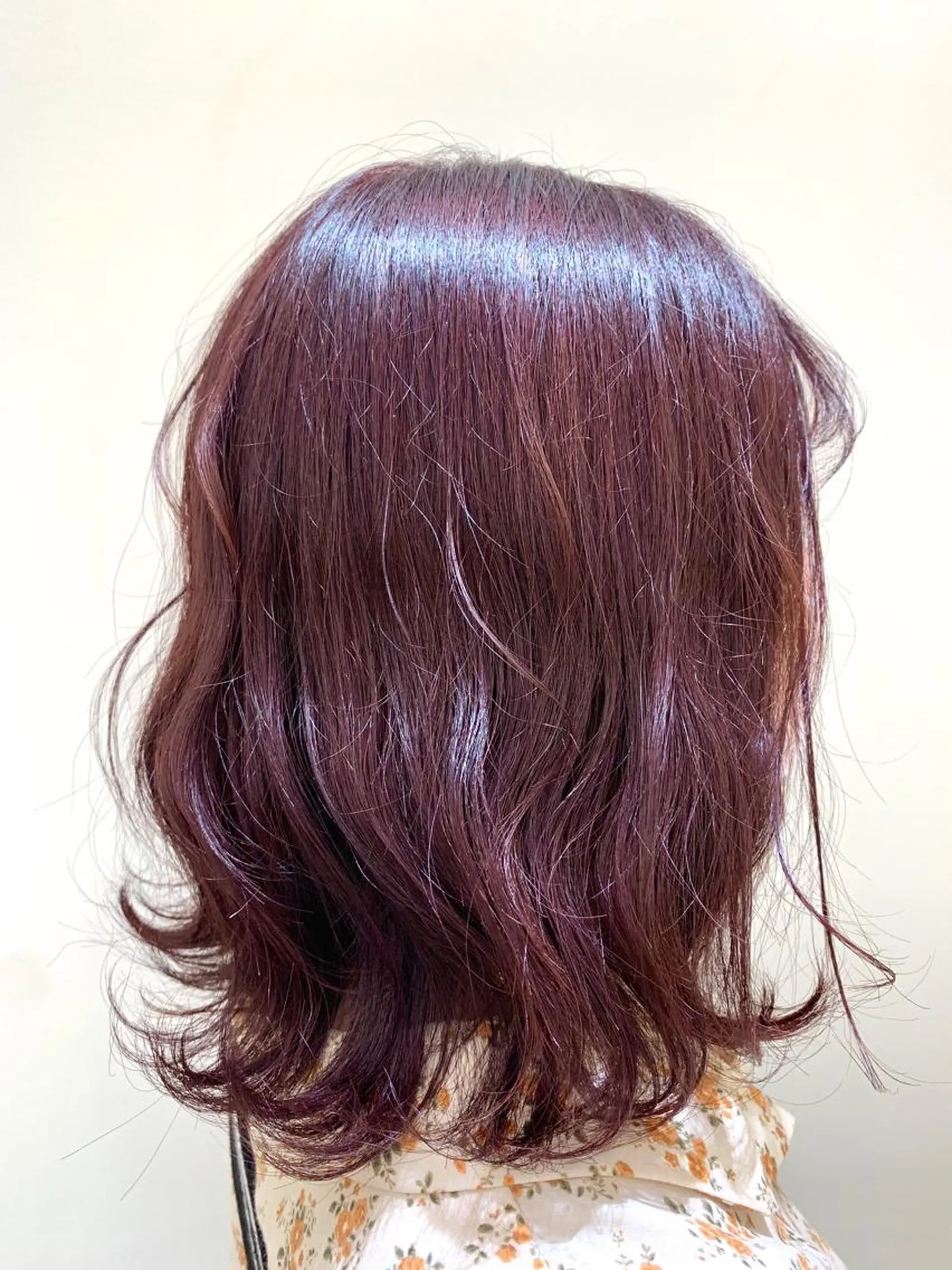 ミディアム カラー ピンクカラー 塩谷 雪花のヘアスタイル