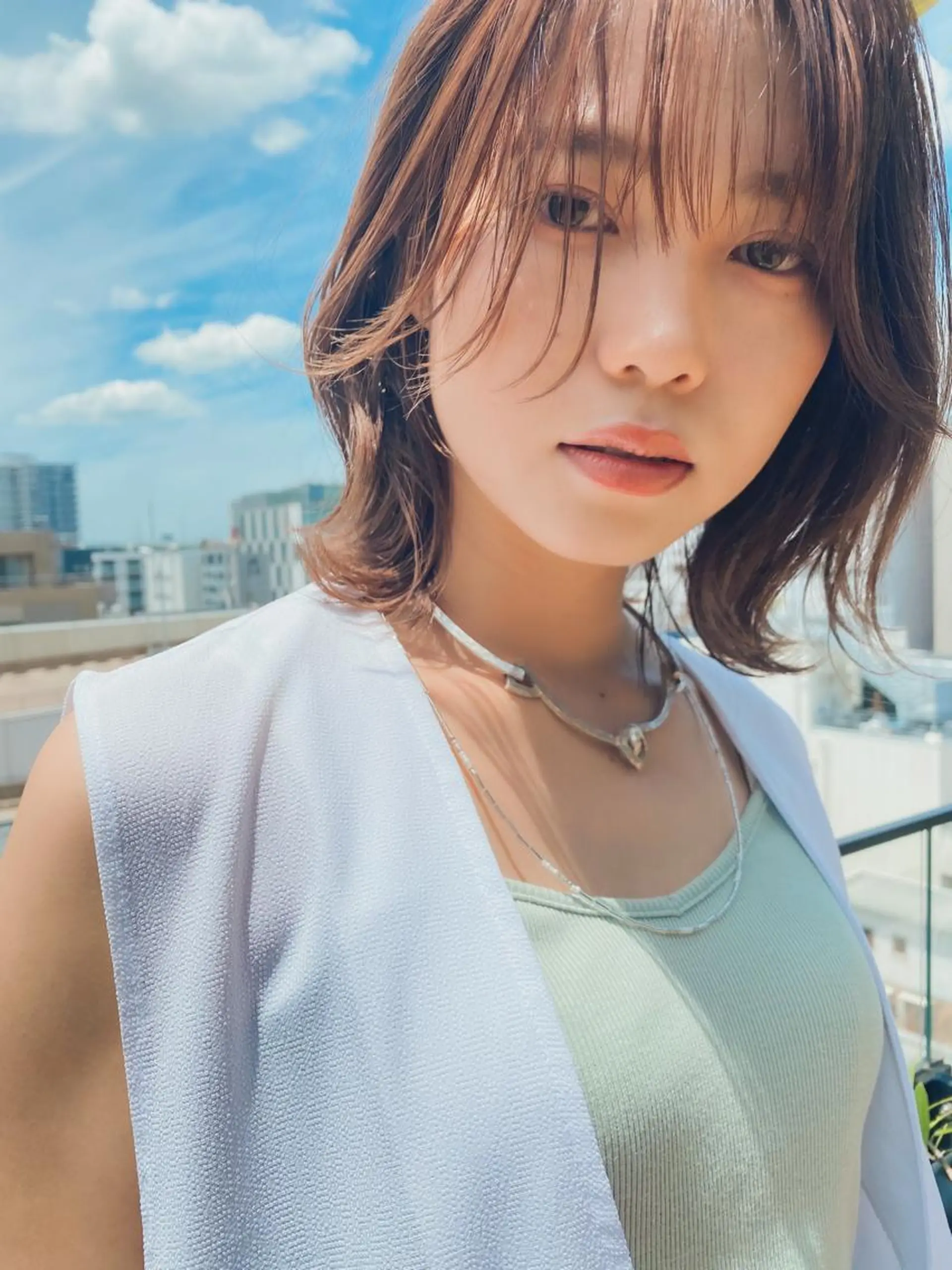 ミディアム カラー Living所属・ヨシモトリョウ 髪質改善/美髪のヘアスタイル