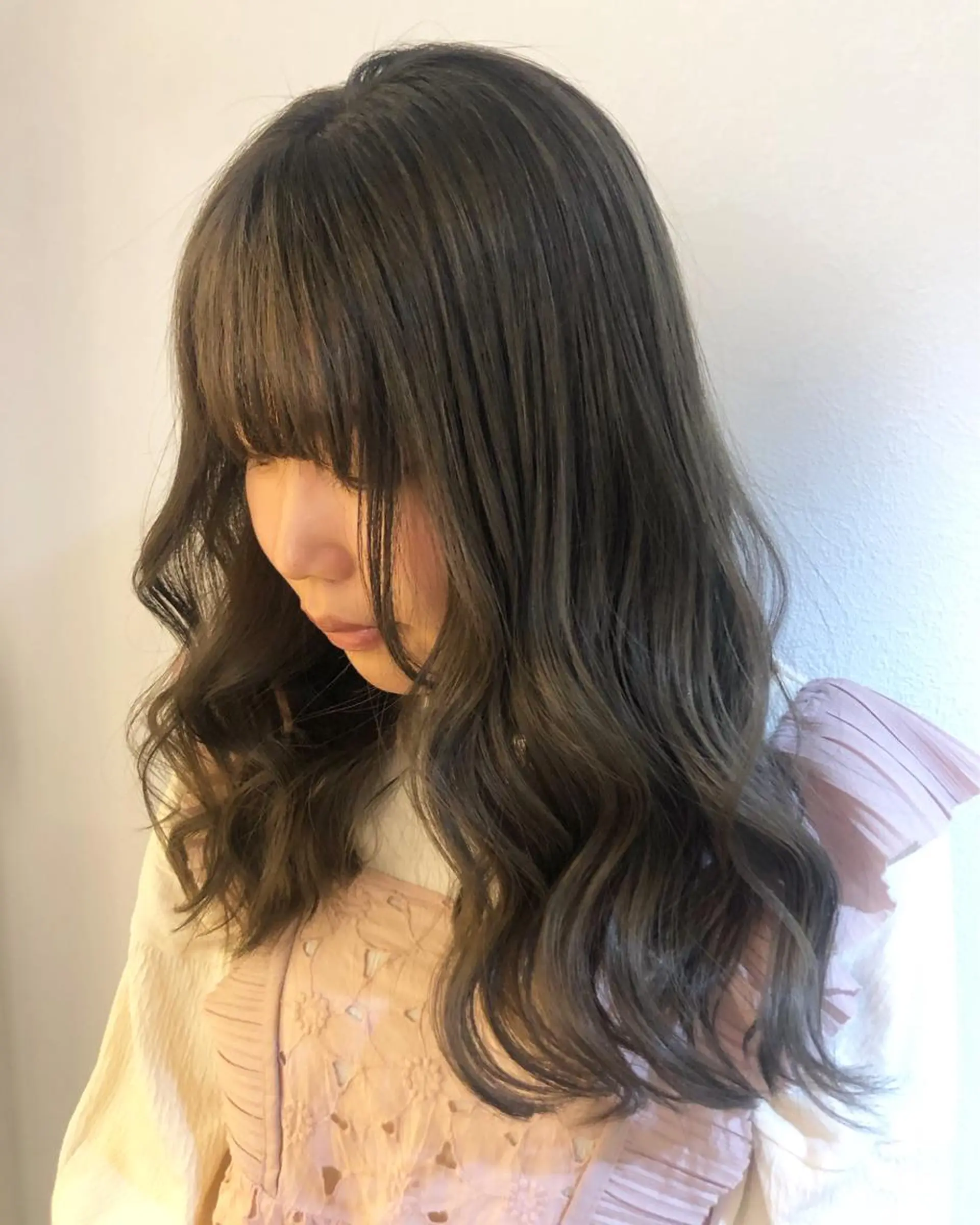 ロング カラーモデル募集 吉原佳穂💗のヘアスタイル