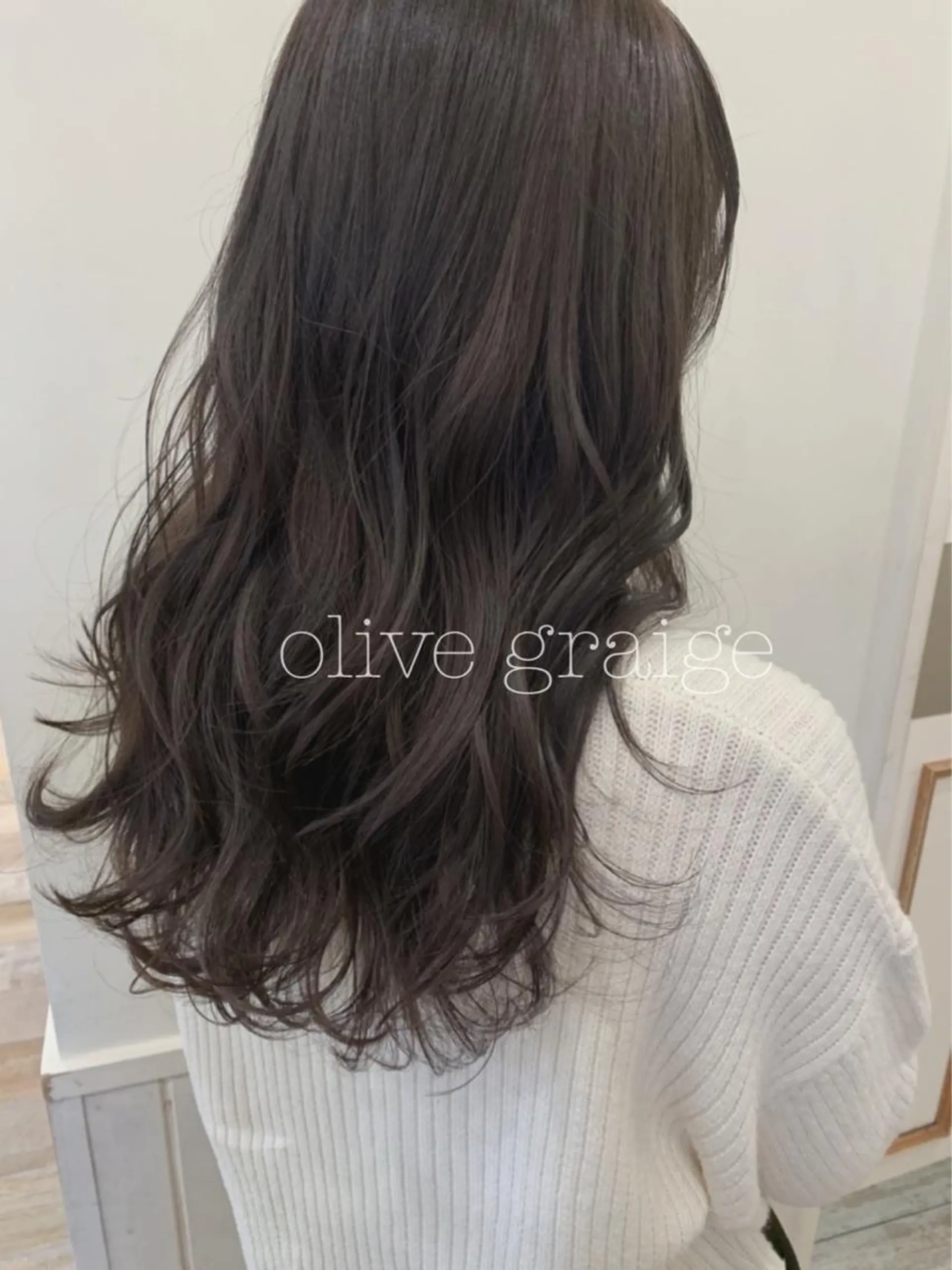 セミロング カラー カット ヘアカラー トリートメント ぱつっとボブ/ 小野あかねのその他イメージ