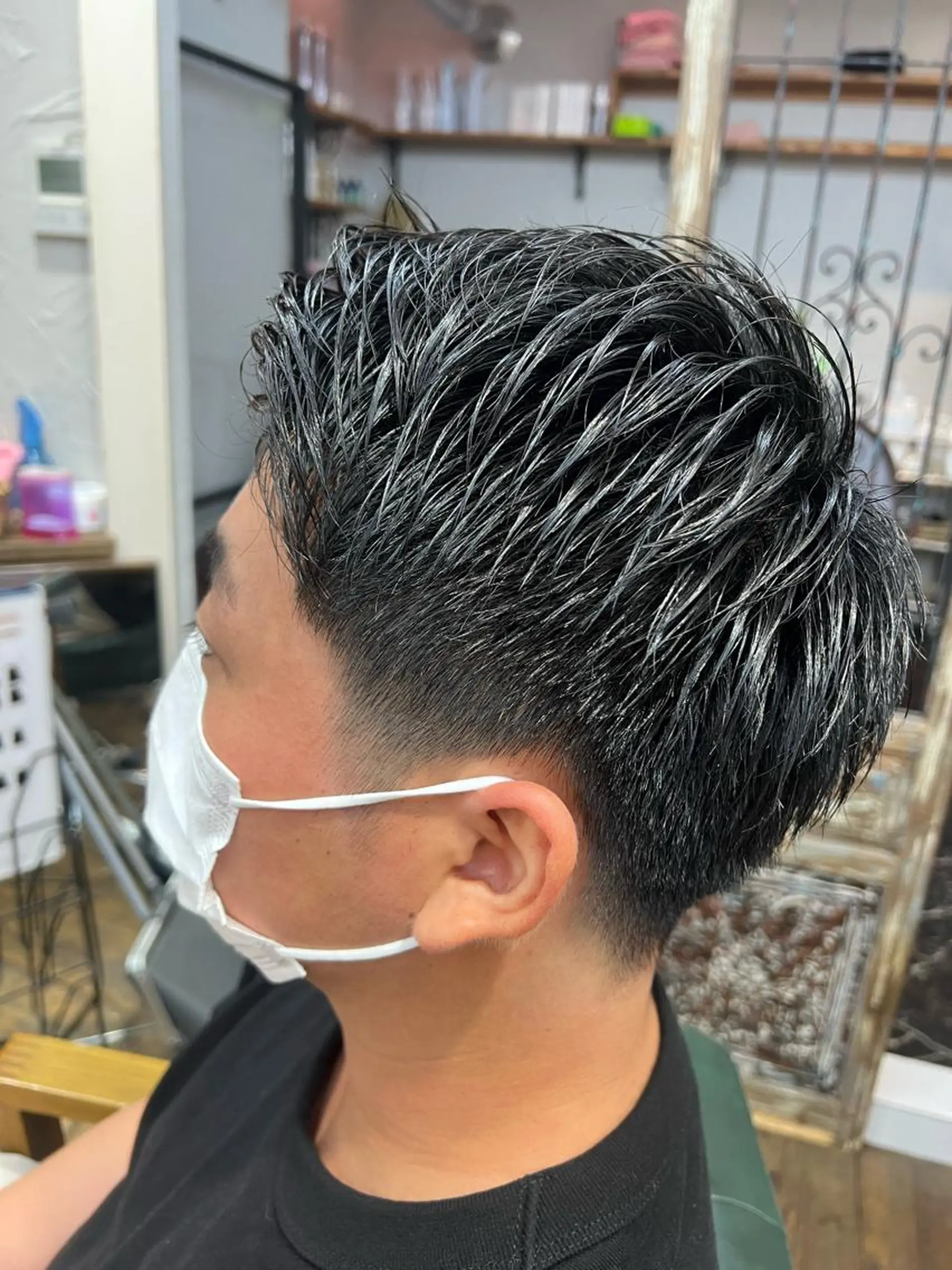 ショート メンズ 髪質改善/縮毛矯正/ 超高濃度水素ケアのヘアスタイル