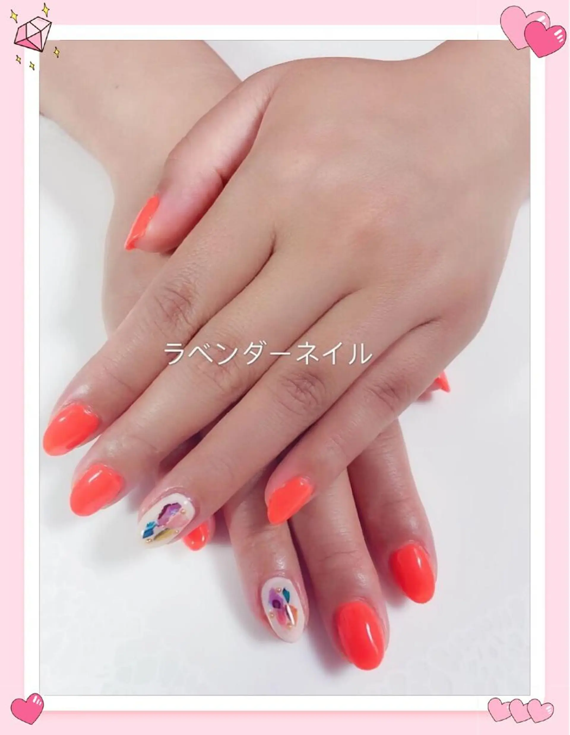 ネイル ラベンダー💖日暮里 ルル💖ネイルのネイルデザイン