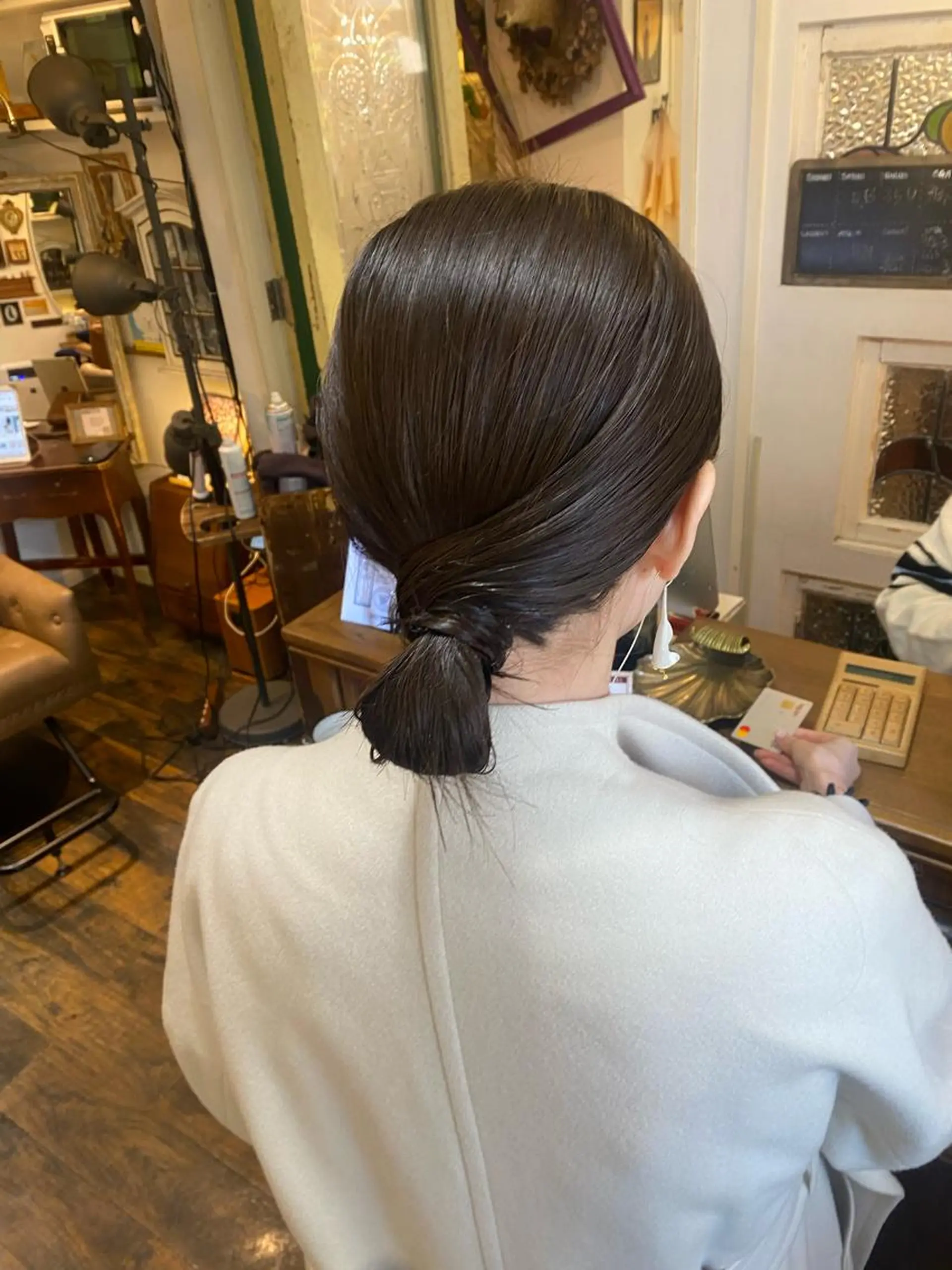 ヘアアレンジ ヘアセット ヤスザトアヤノ ／レイヤー／オリーブのヘアスタイル