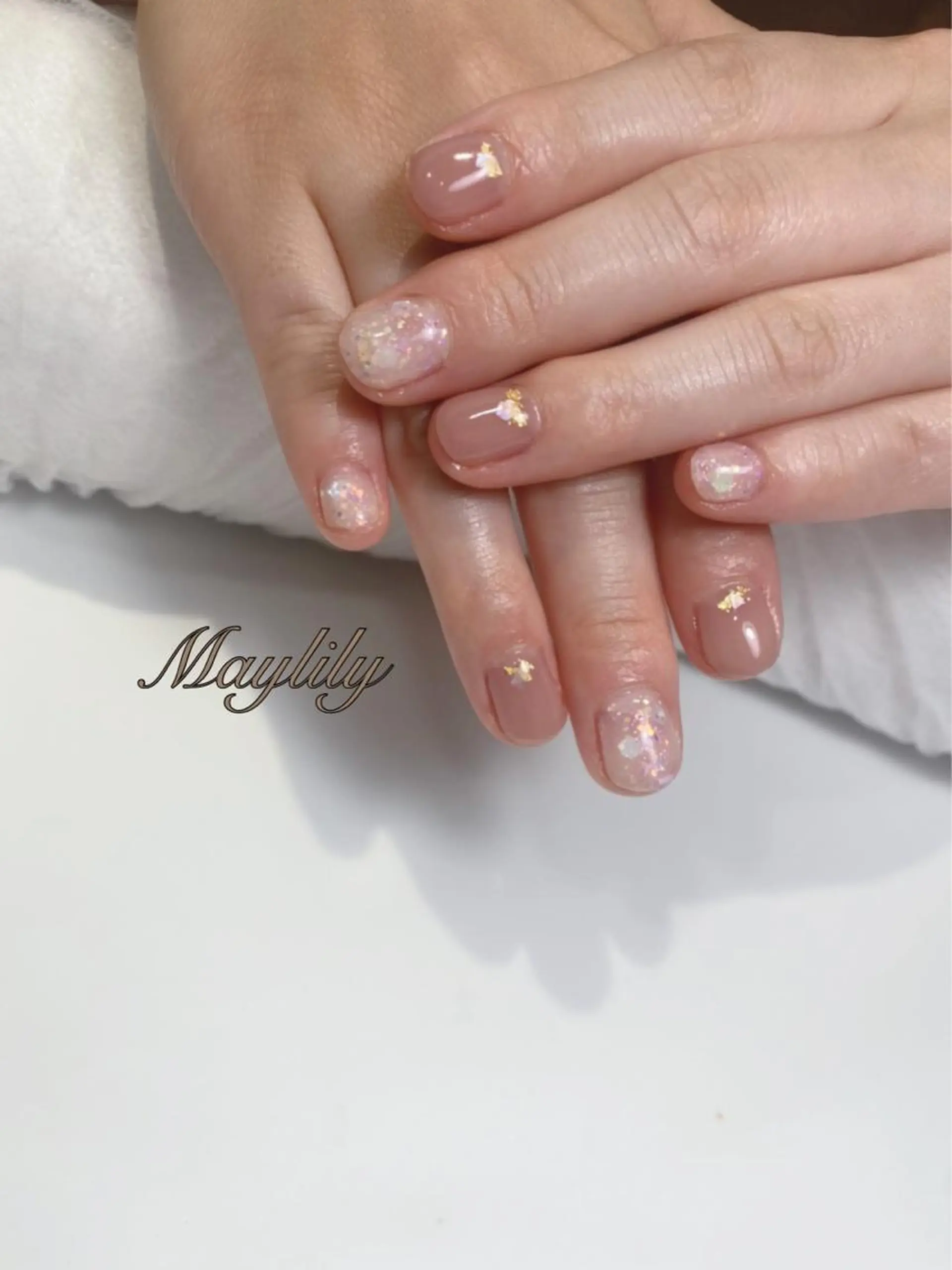 ネイル 持ち込み ハンドネイル Nail care salon Maylily所属・Nail salon Maylilyのネイルデザイン