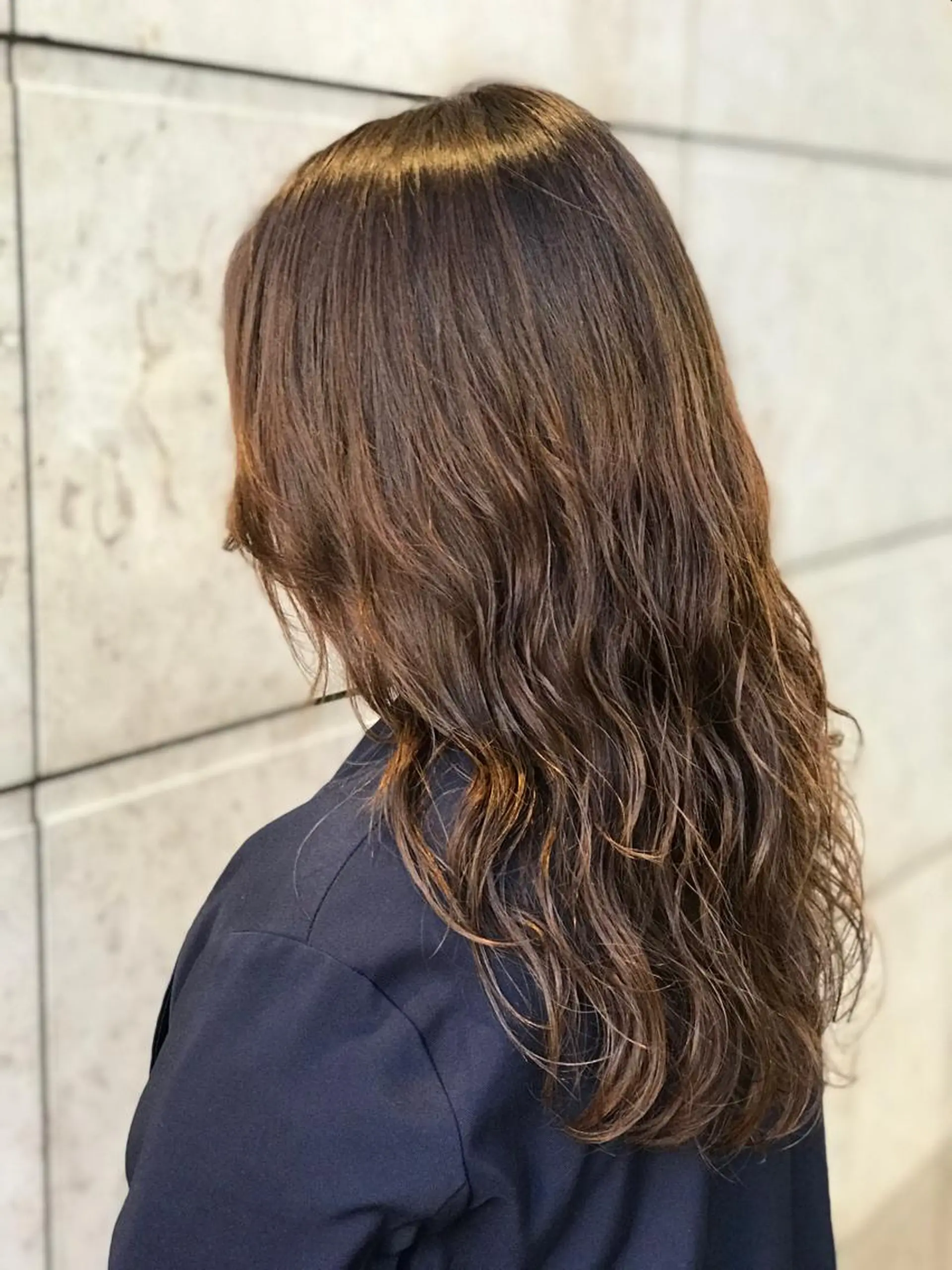 ロング 代表　清水稔也 オージュアソムリエのヘアスタイル