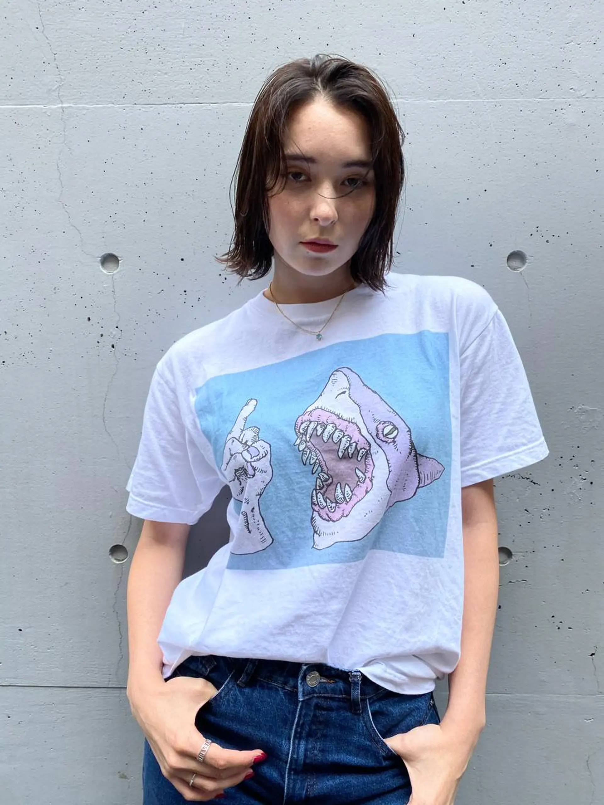 ミディアム カラー ヘアアレンジ flamme Annaのヘアスタイル