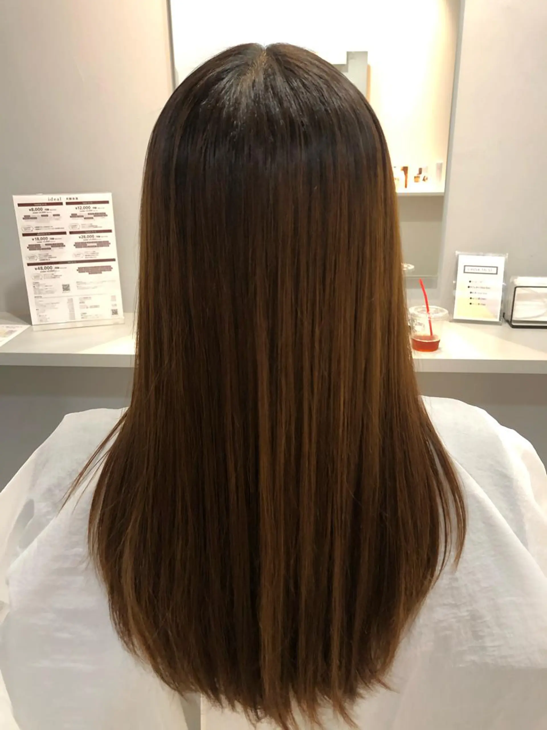 ロング 酸性ストレート ideal心斎橋 🌛亜耶🌜のヘアスタイル