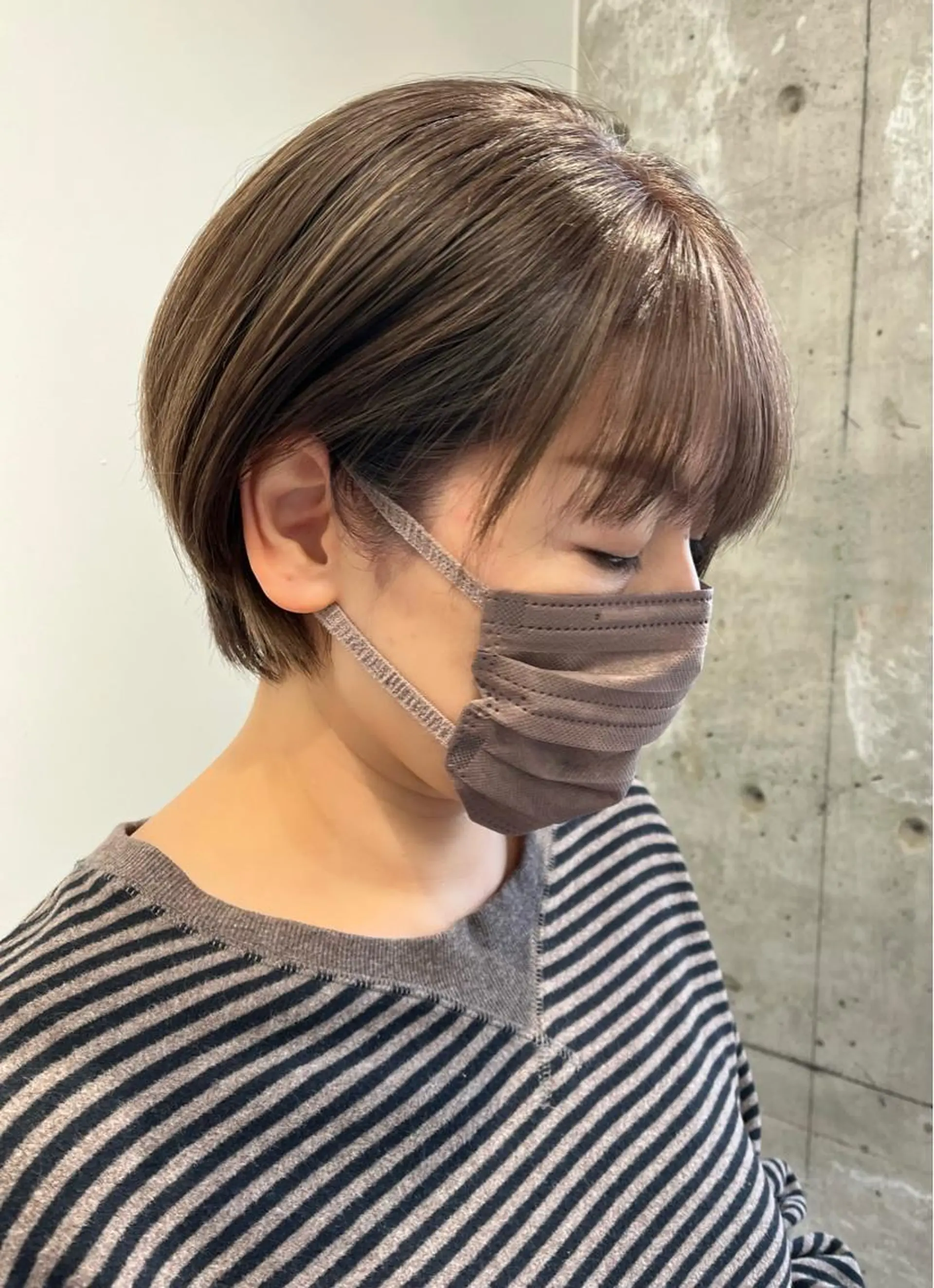 ショート カラー ヘアカラー トリートメント 難波/白髪ぼかし/ KAORIのヘアスタイル