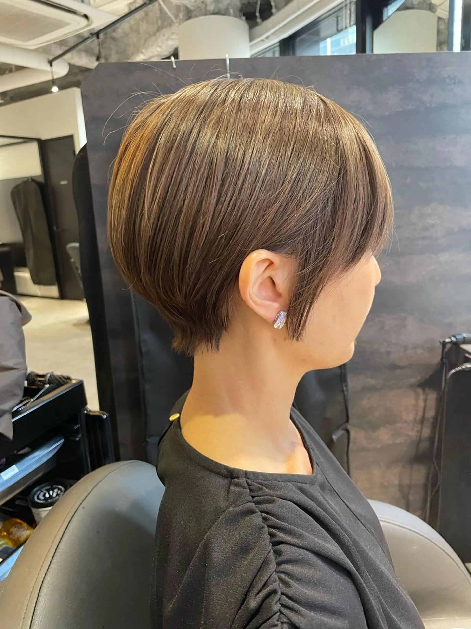 ショート カラー ショートヘア One By The Ect所属・ショート/脱白髪染め ☆宇﨑悠実のヘアスタイル