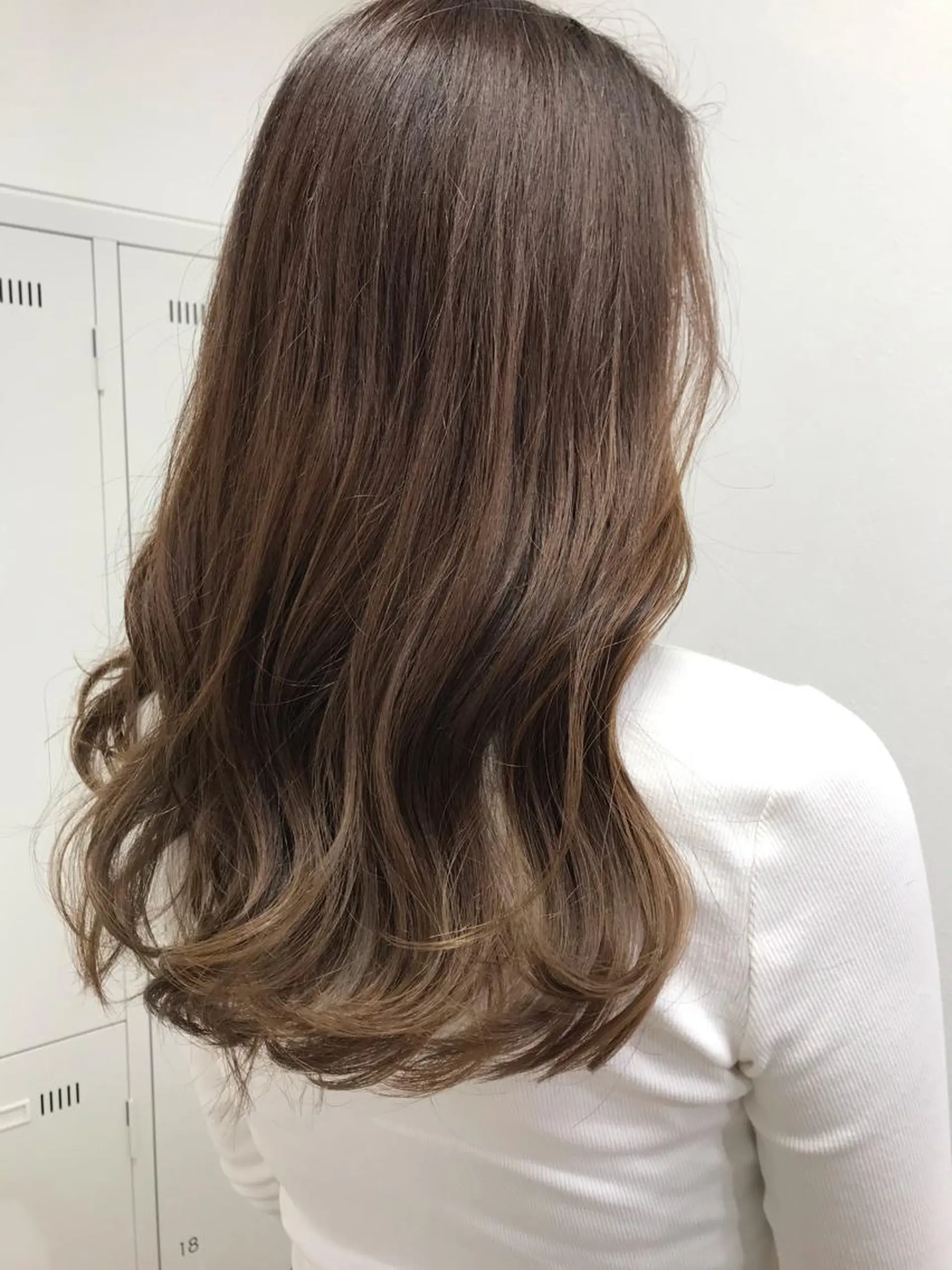 ロング 福島成美/髪質改善 縮毛矯正/カラーのヘアスタイル