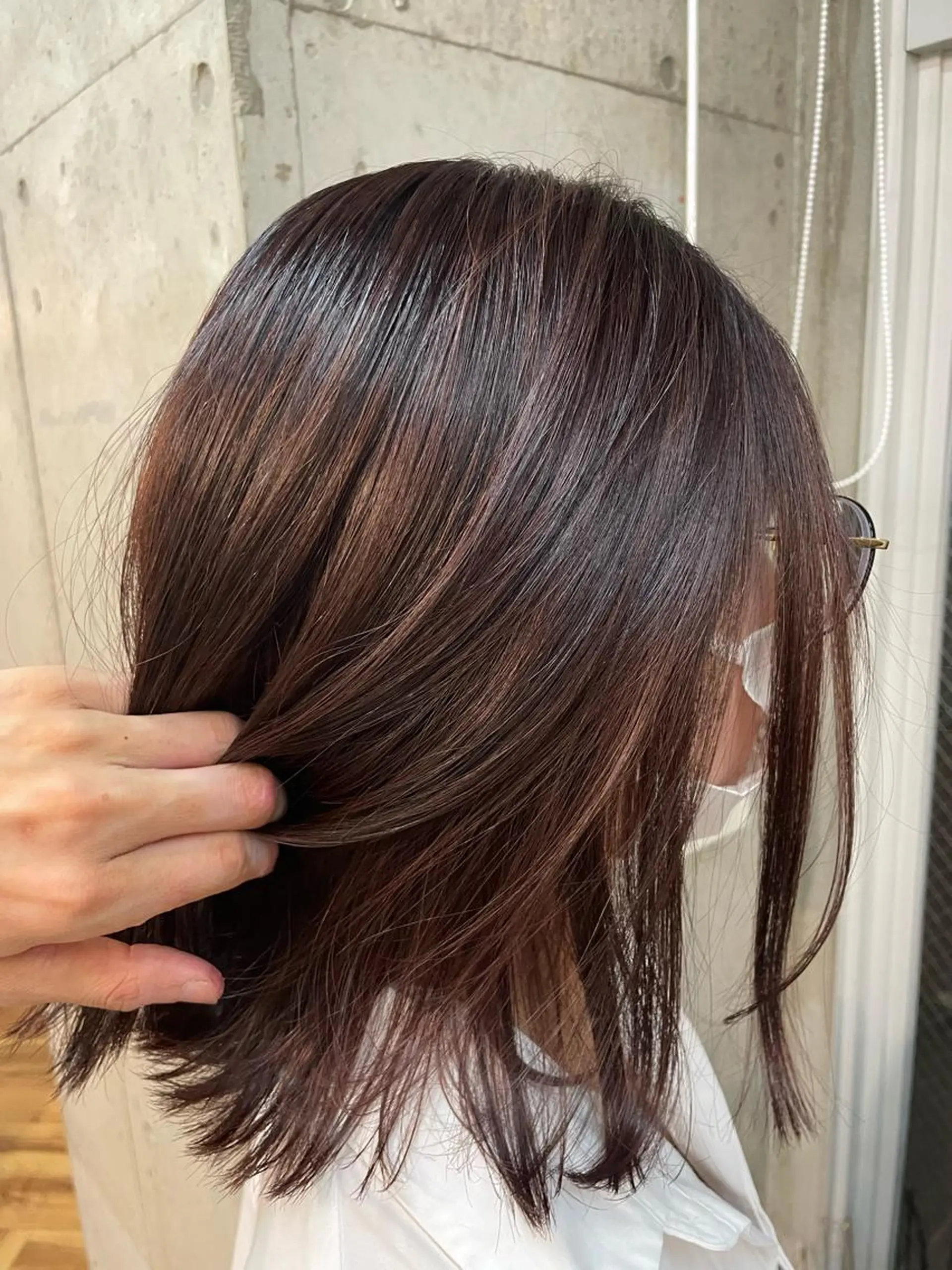 ミディアム カラー ハイライトカラー ハイライト lani hair salon所属・SHOTO ハイトー ン/デザインカラーのヘアスタイル