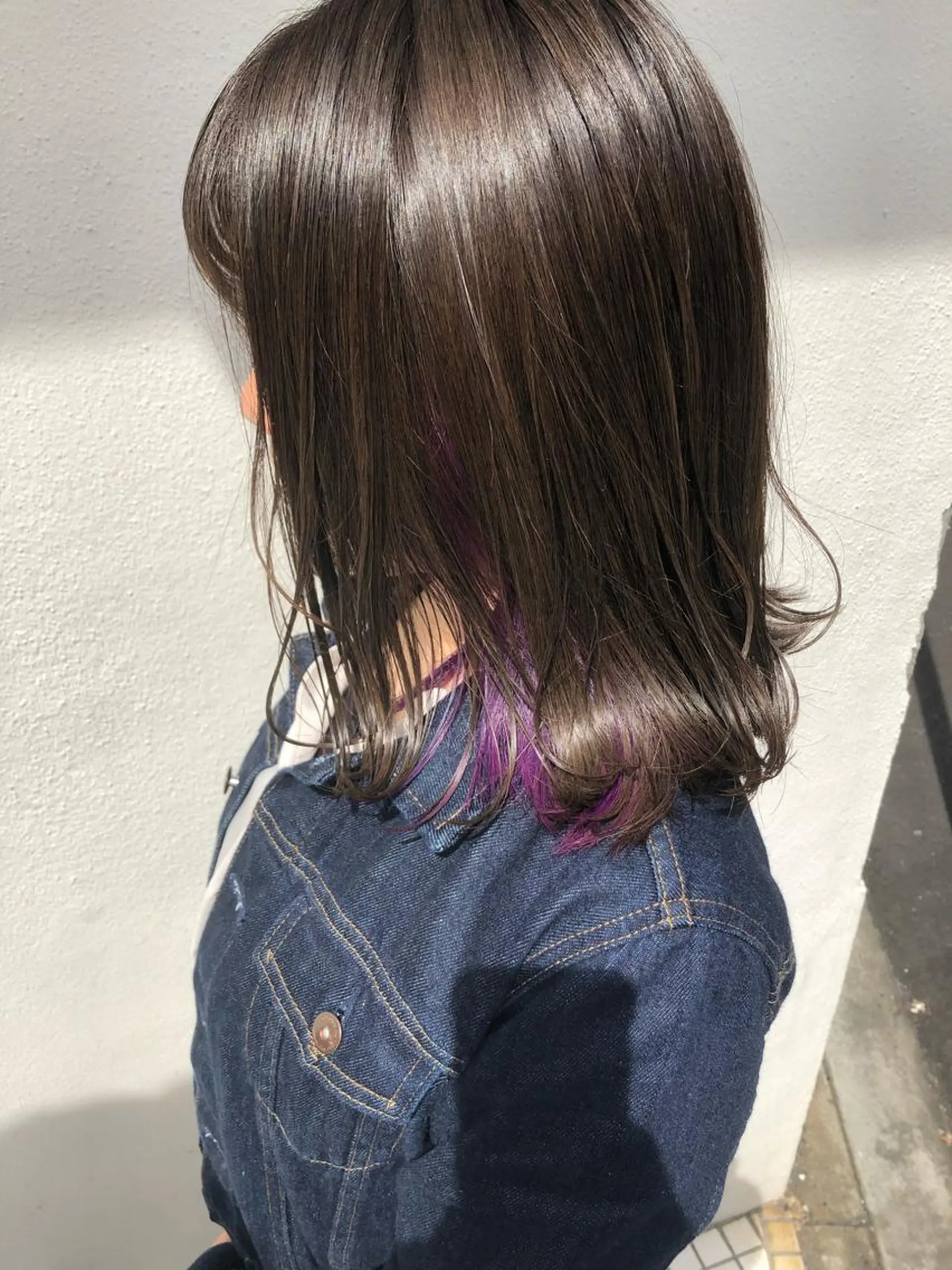 ミディアム カラー SALOWIN三軒茶屋店所属・髪質改善/艶髪 やまなかのヘアスタイル