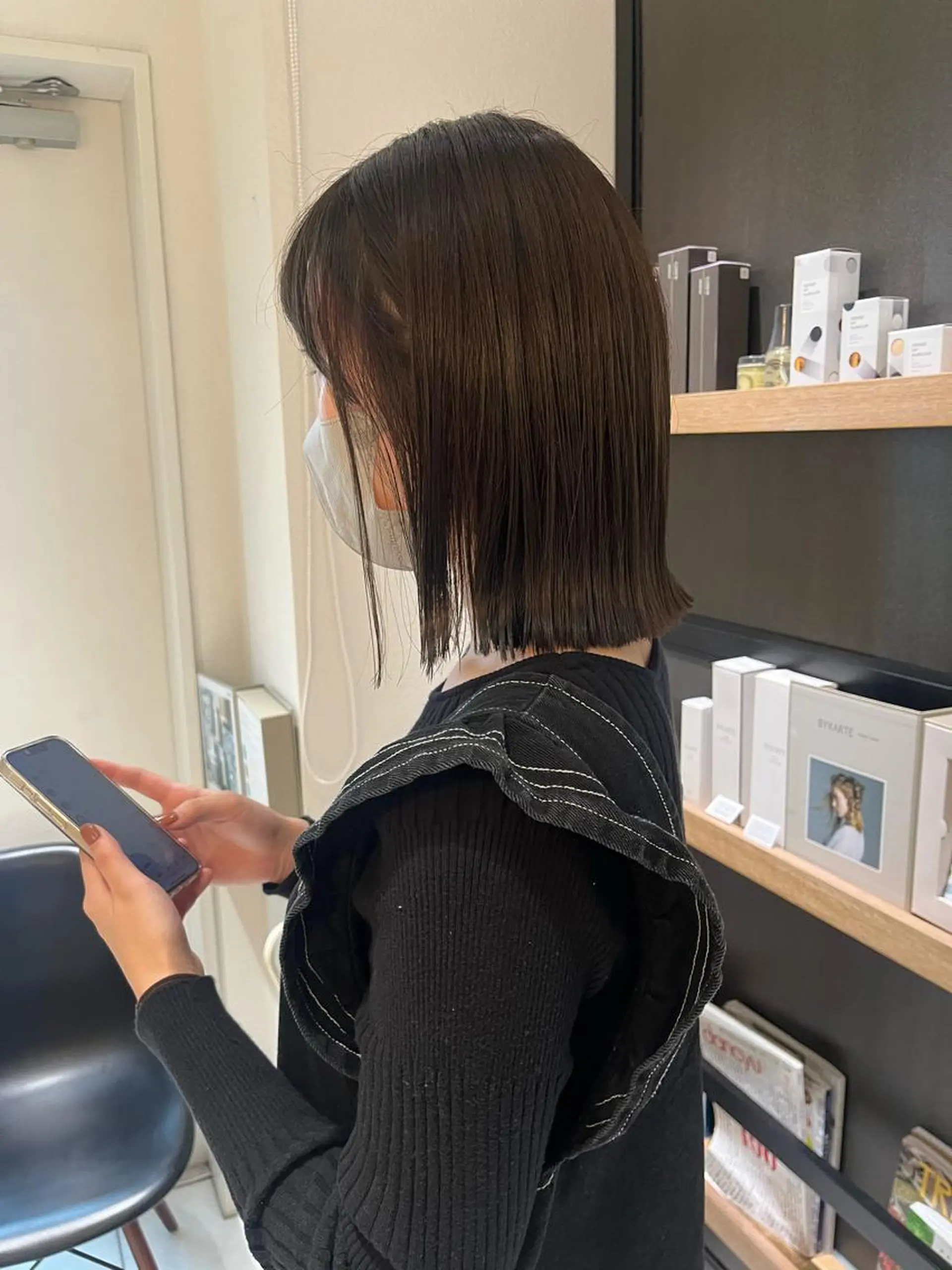 ミディアム カラー Sozo hair&make  Ginza所属・武樋 さやかのヘアスタイル