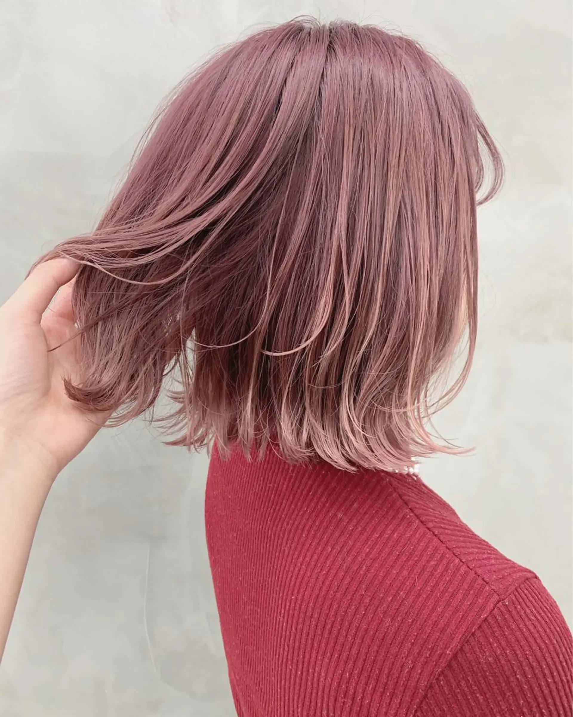 ミディアム カラー ピンクカラー ブームボックス所属・🐝ハイトーンカラー hachi🐝のヘアスタイル