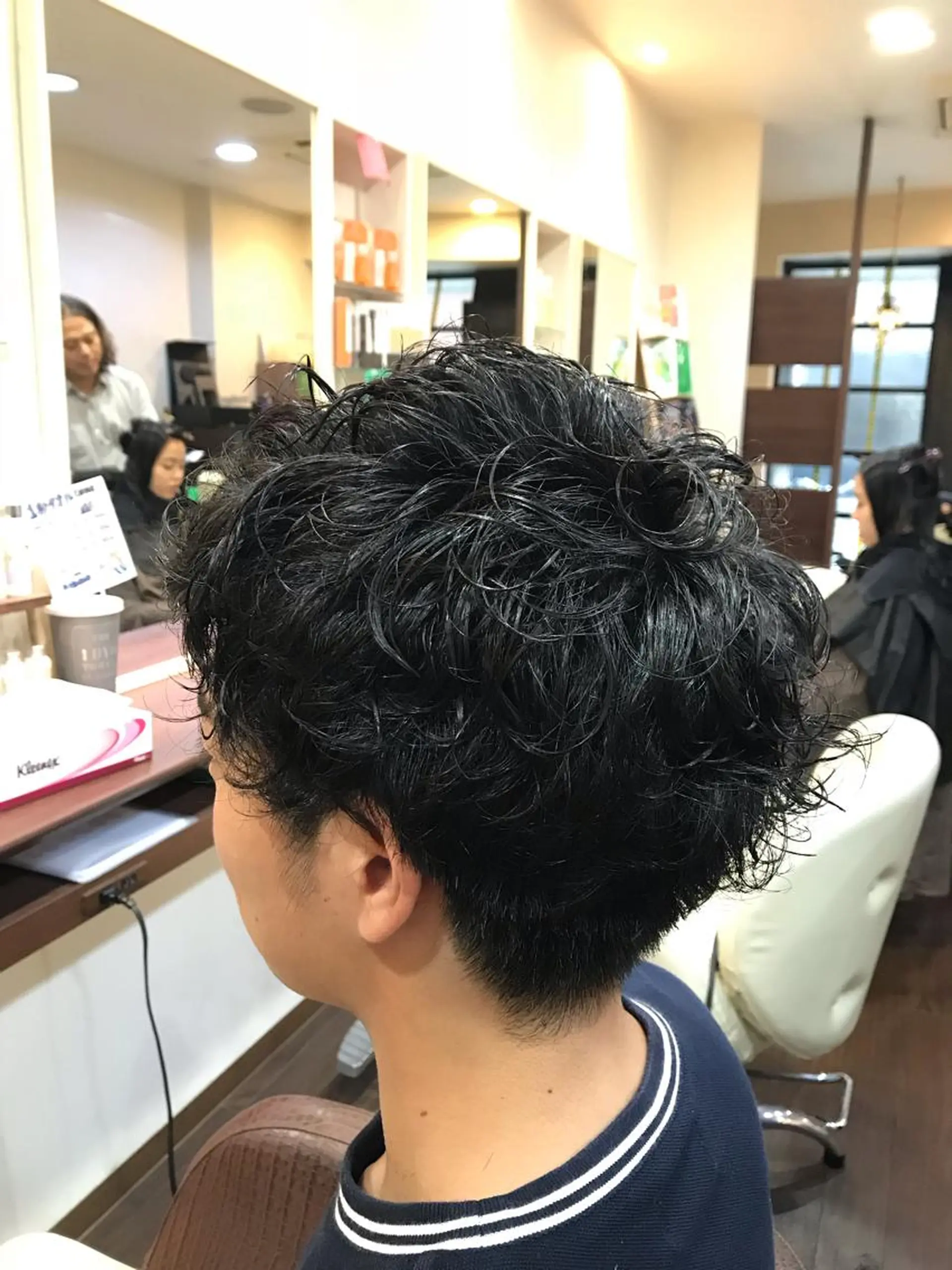 ショート メンズ メンズパーマ One's~beauty&relax~所属・加藤 憂のヘアスタイル