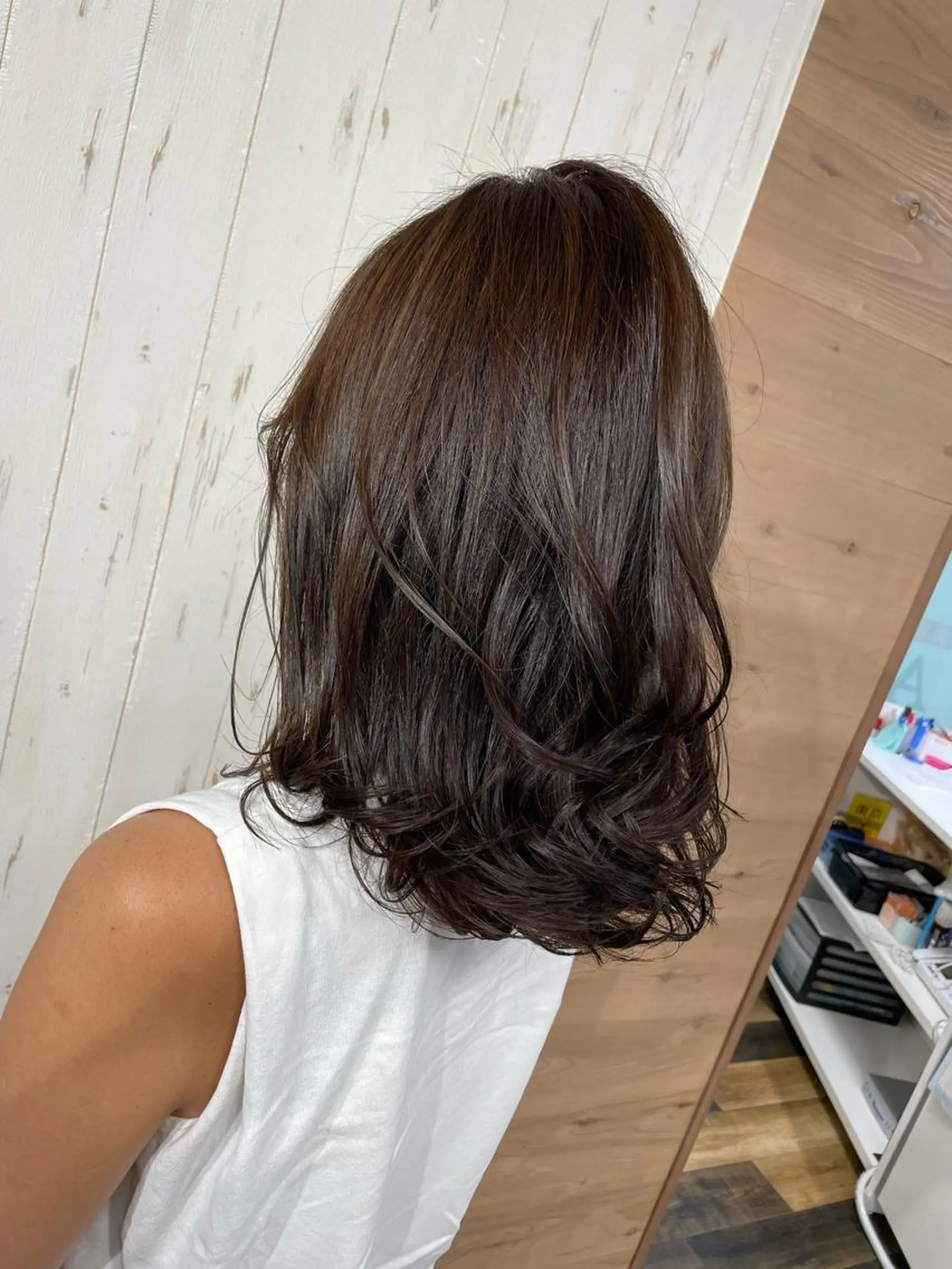 ミディアム 外国人風カラー ハイライト 韓国風ヘア レイヤーカット カット ヘアカラー AN'TIA小作所属・AN'TIA小作代表 ⭐︎kazuma⭐︎のヘアスタイル