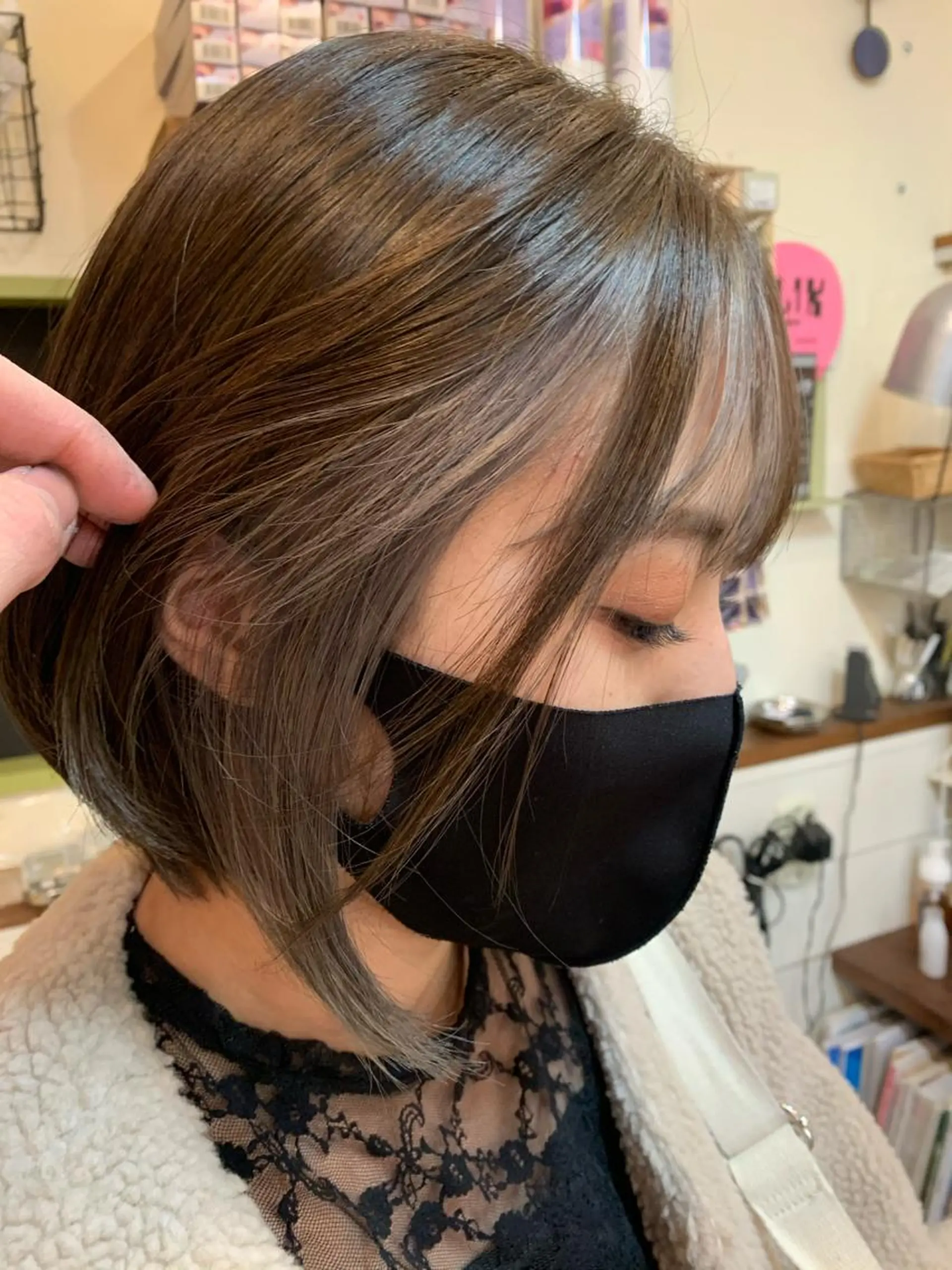 ショート ミストバング “ととのう”ヘッドス パ🌿本多麻亜優のヘアスタイル