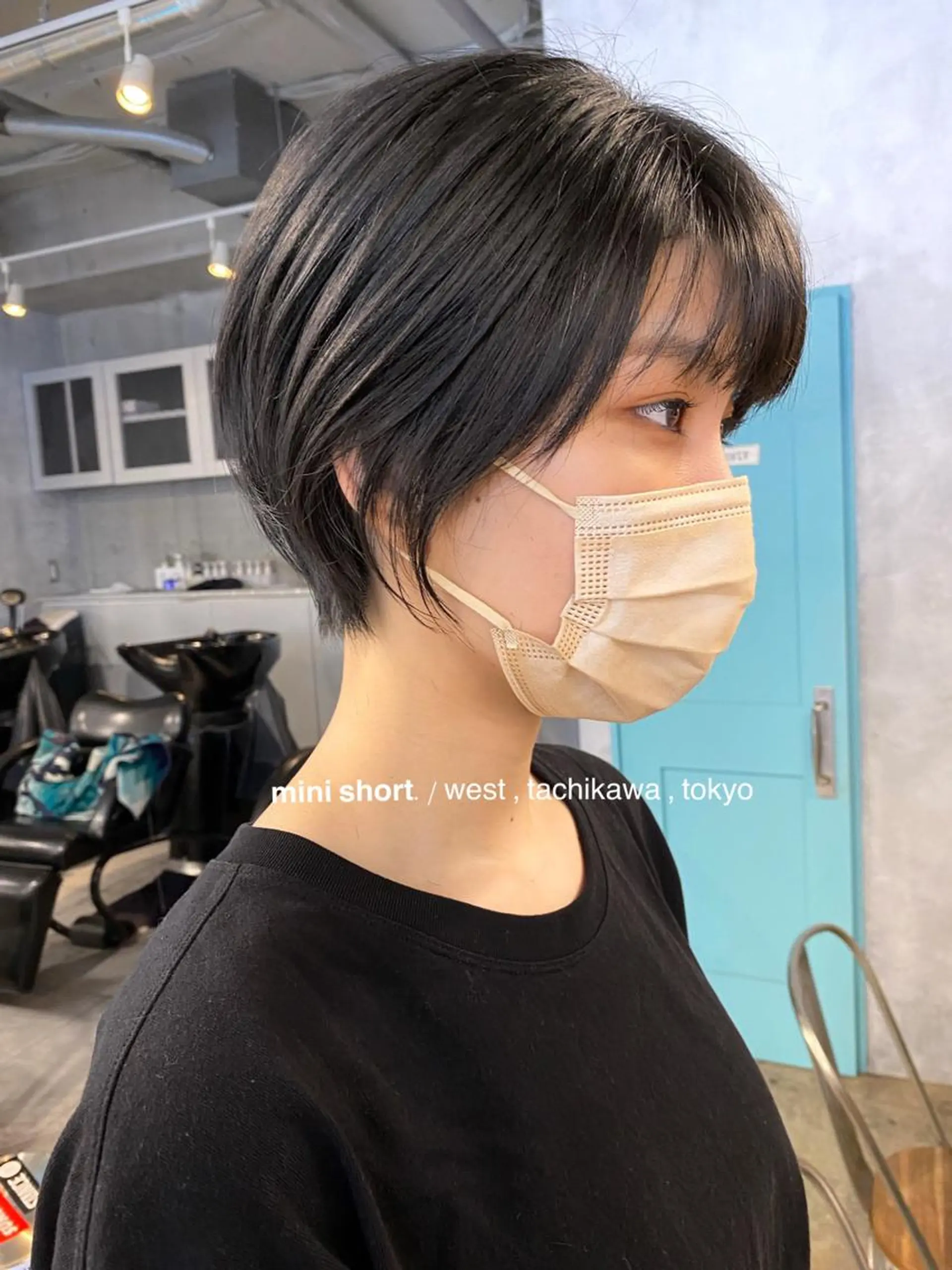 ショート ハンサムショート 丸みショート くびれヘア 学生 ショートヘア 竹嶌 健吾のヘアスタイル