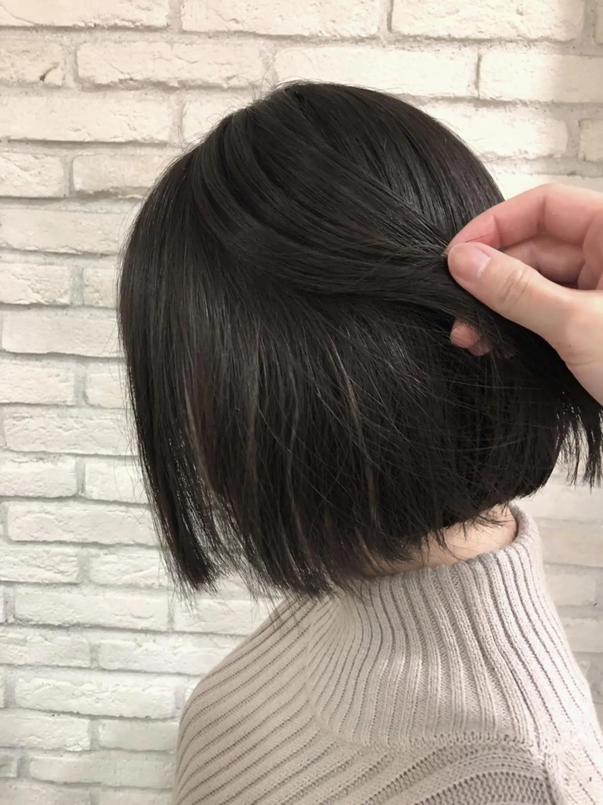 ショート カラー ブリーチ ハイライトカラー ボブ ハイライト oggi +KENJE所属・大平 美沙のヘアスタイル