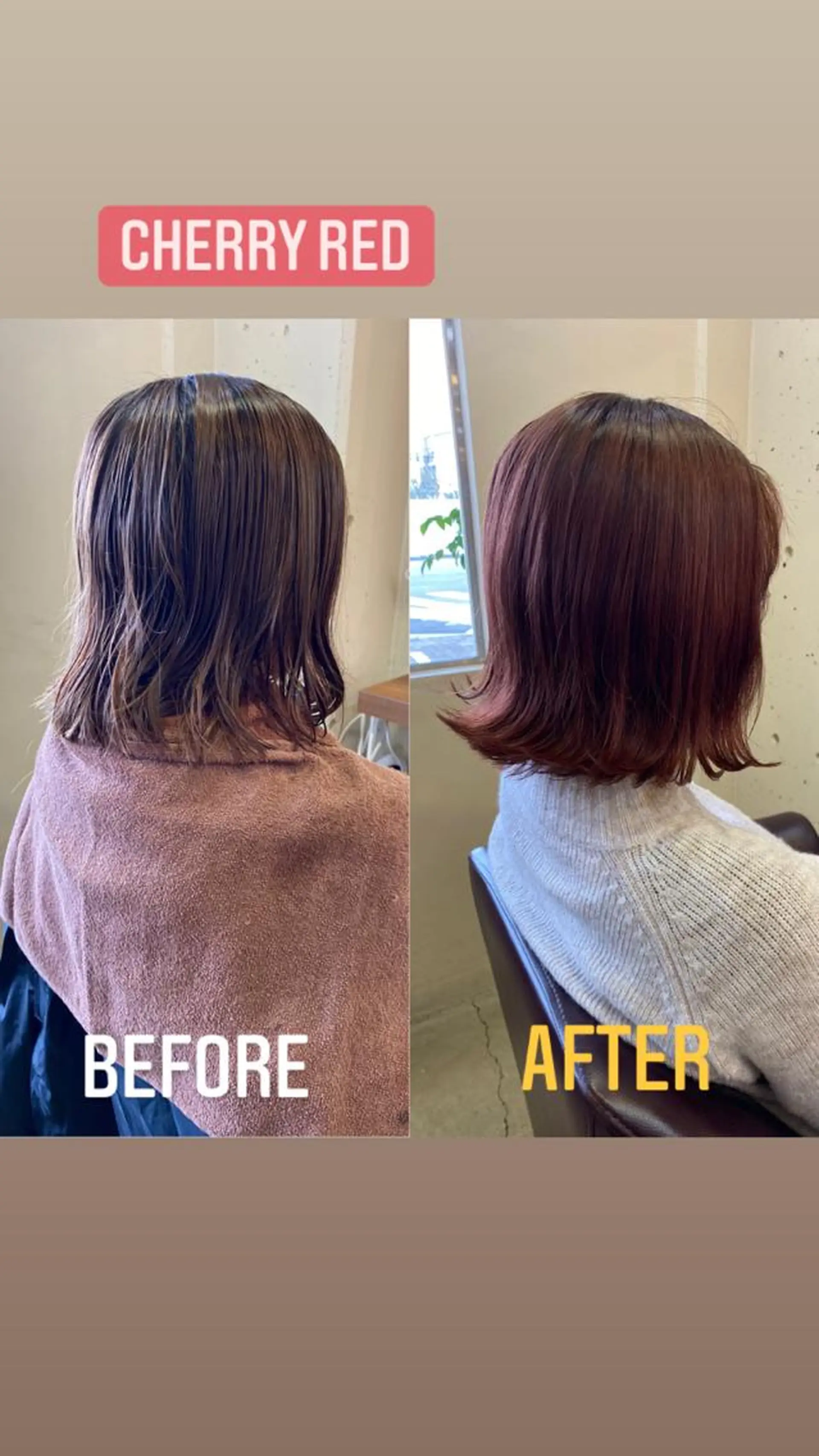 ミディアム カラー ヘアアレンジ アイブロウ レッドカラー 眉カラー カット ヘアカラー トリートメント SALOWIN京都河原町Suite店所属・外国人風レイヤー/ ハイトーンSHUのヘアスタイル