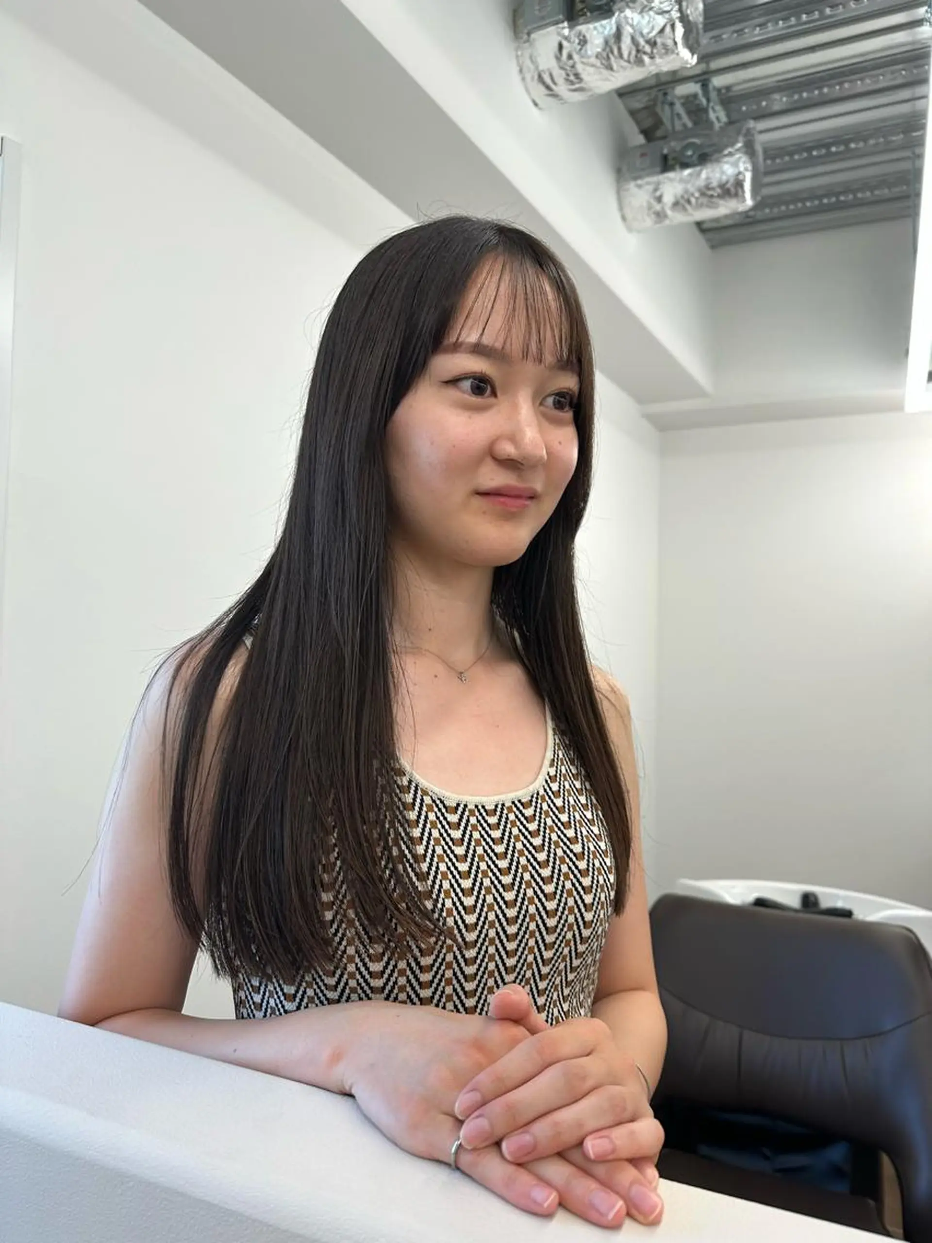 ロング カラー キッズ カット トリートメント オトナヘア🌸 harukaのヘアスタイル