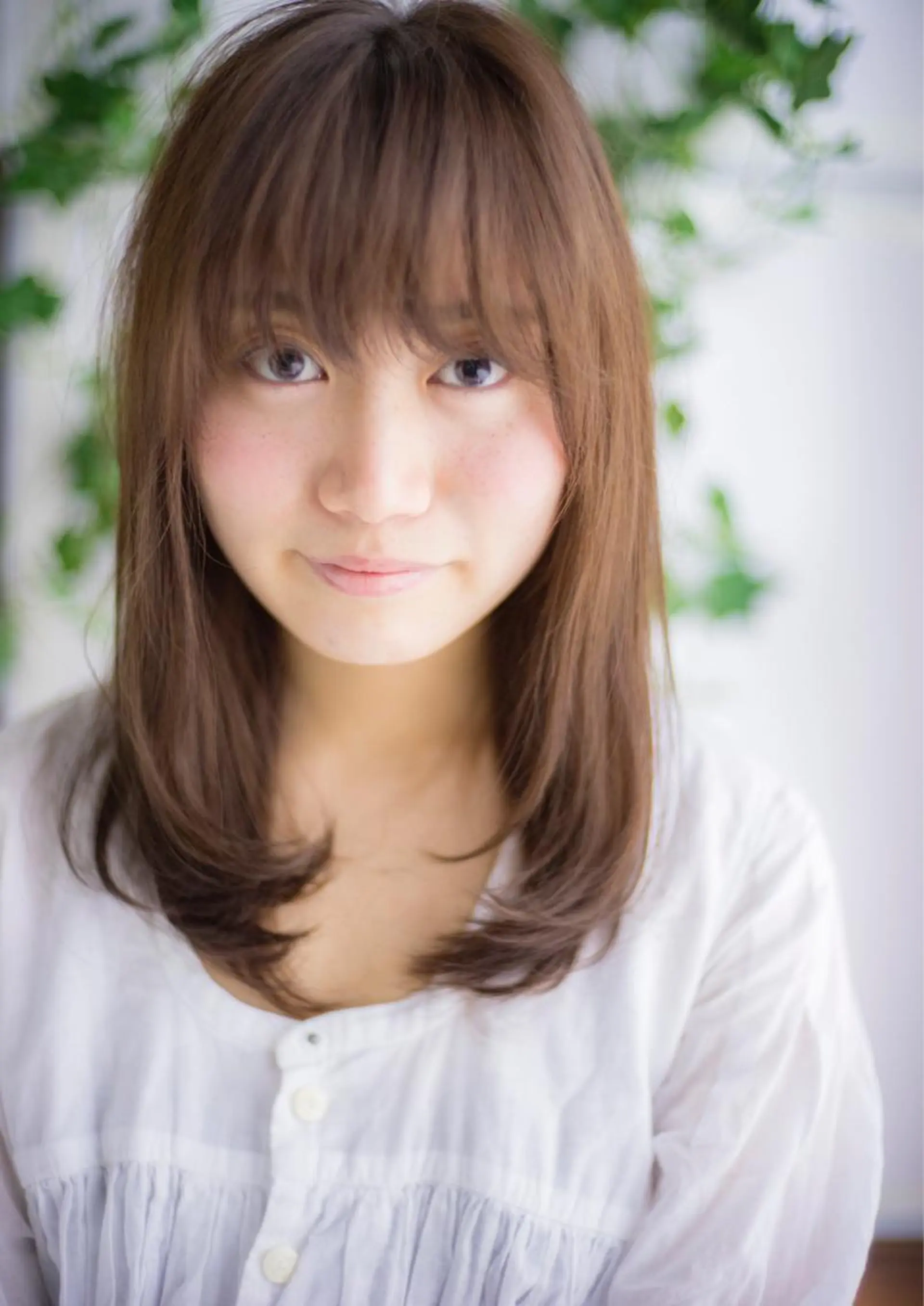 ロング カラー ロング ツイスパ・波巻 🩵片平和香奈のヘアスタイル